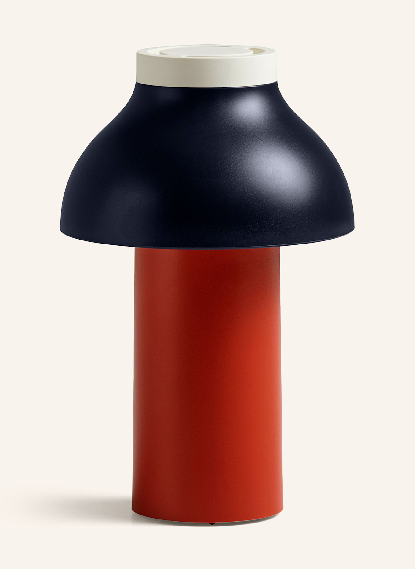 HAY Tischleuchte PC PORTABLE: ROT / DUNKELBLAU