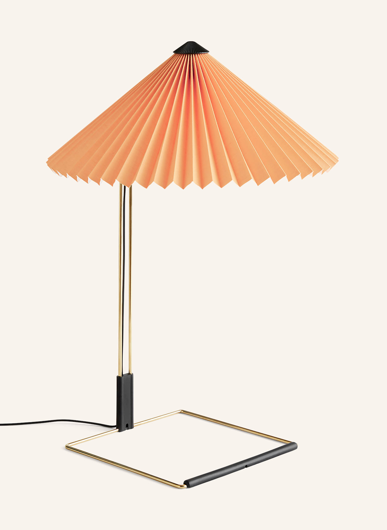 HAY Tischleuchte MATIN 380: ORANGE / GOLD