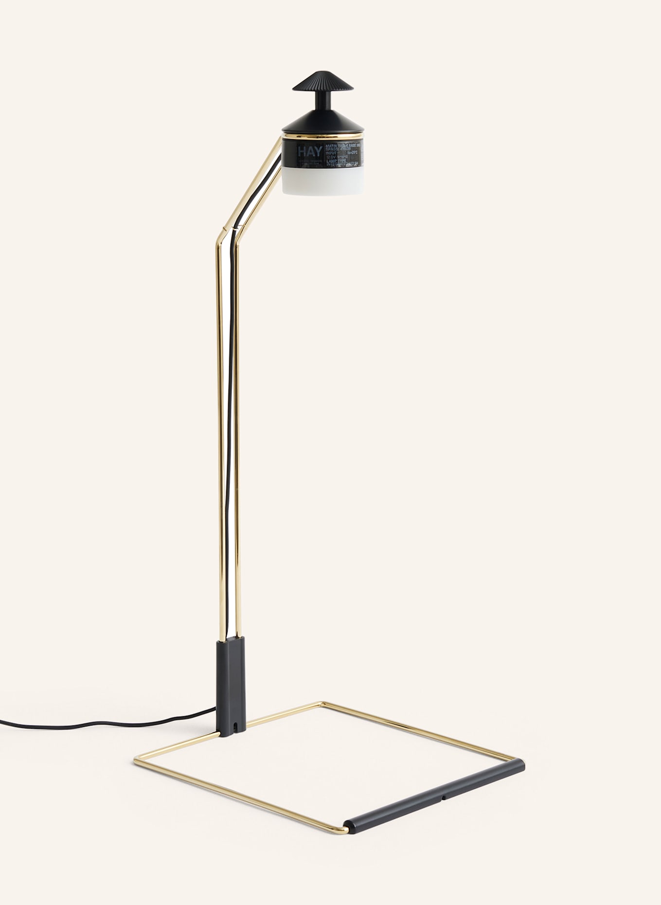 HAY Tischleuchte MATIN 380: ORANGE / GOLD