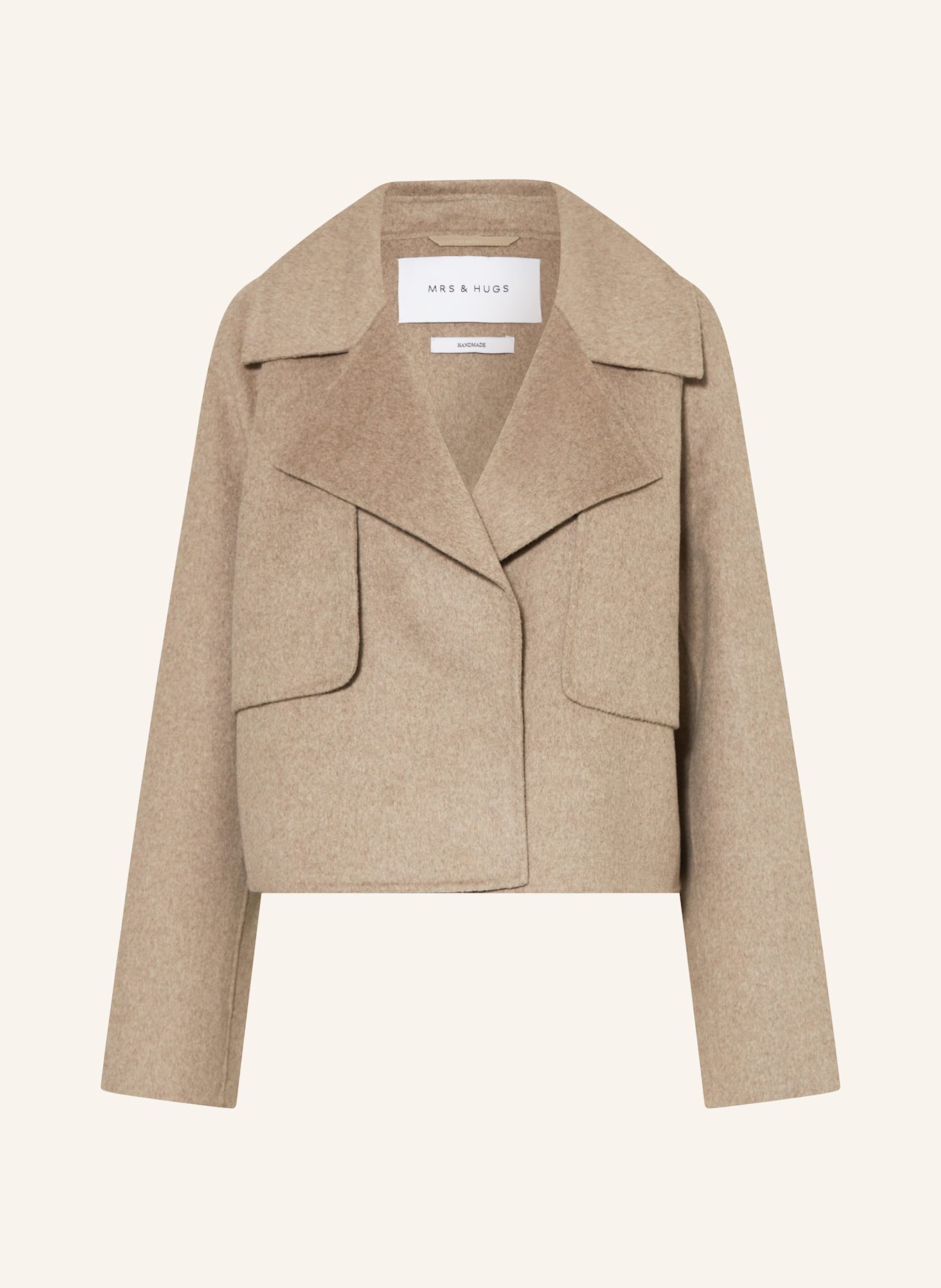 MRS & HUGS Cabanjacke: TAUPE