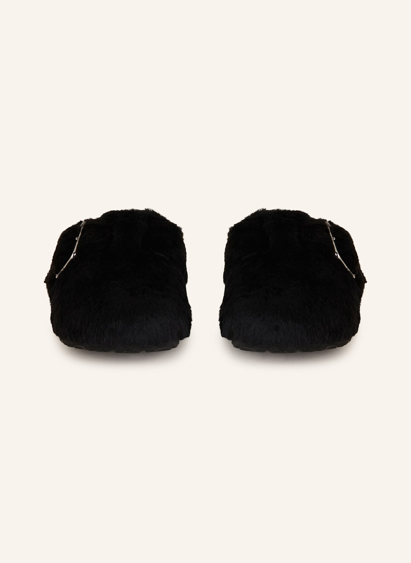 1774 BIRKENSTOCK Pantoletten BOSTON SHEARLING in schwarz