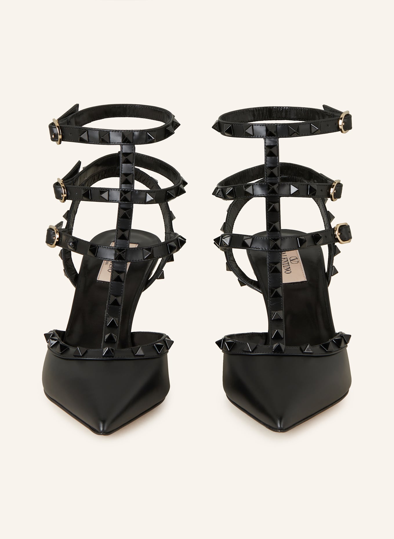 VALENTINO GARAVANI Slingpumps ROCKSTUD mit Nieten: 0NO NERO
