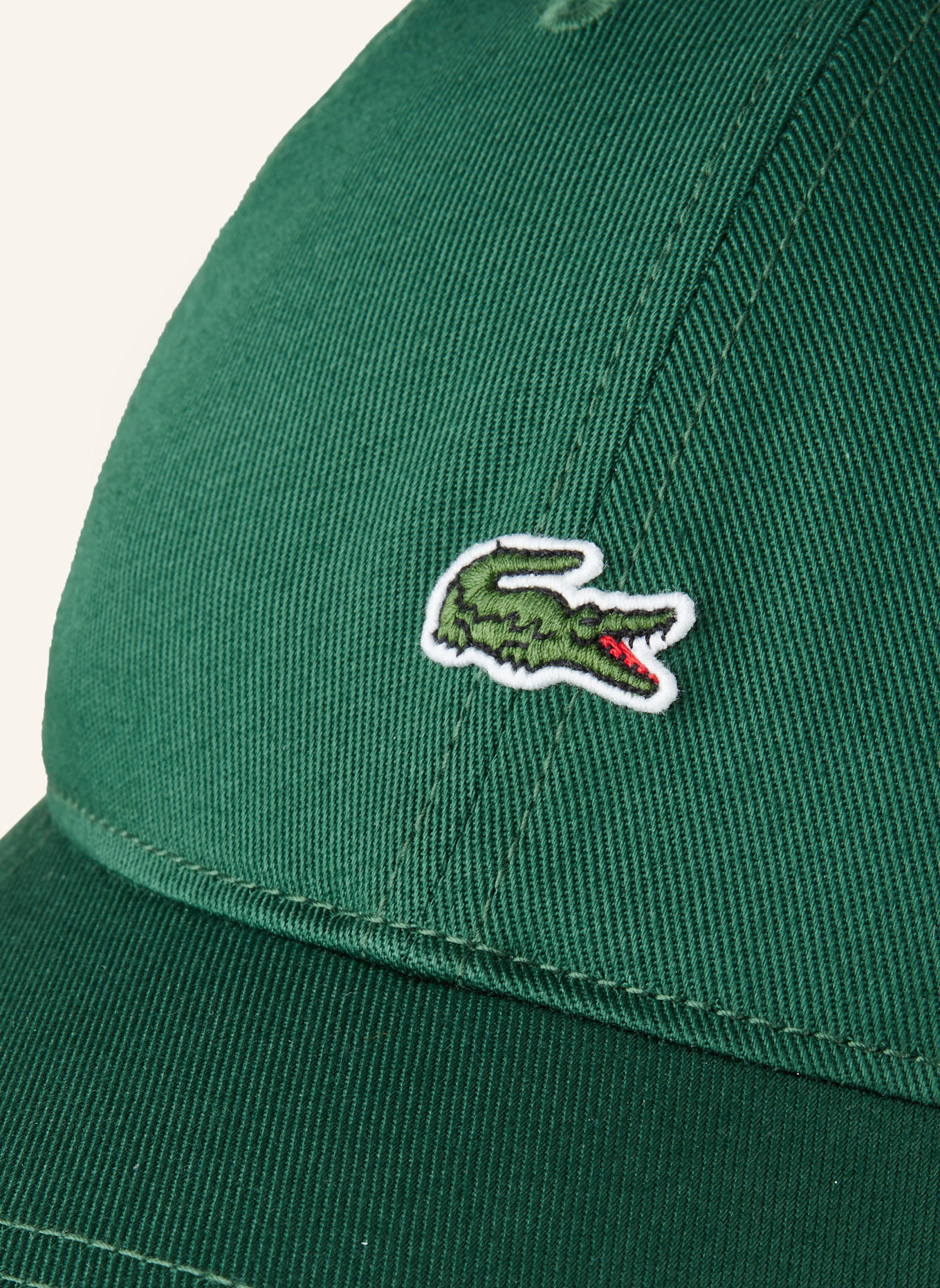 LACOSTE Czapka z daszkiem: ZIELONY