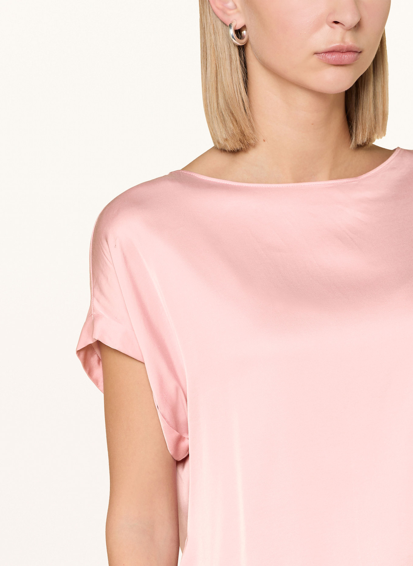 ELENA MIRO Bluzka z satyny: RÓŻOWY