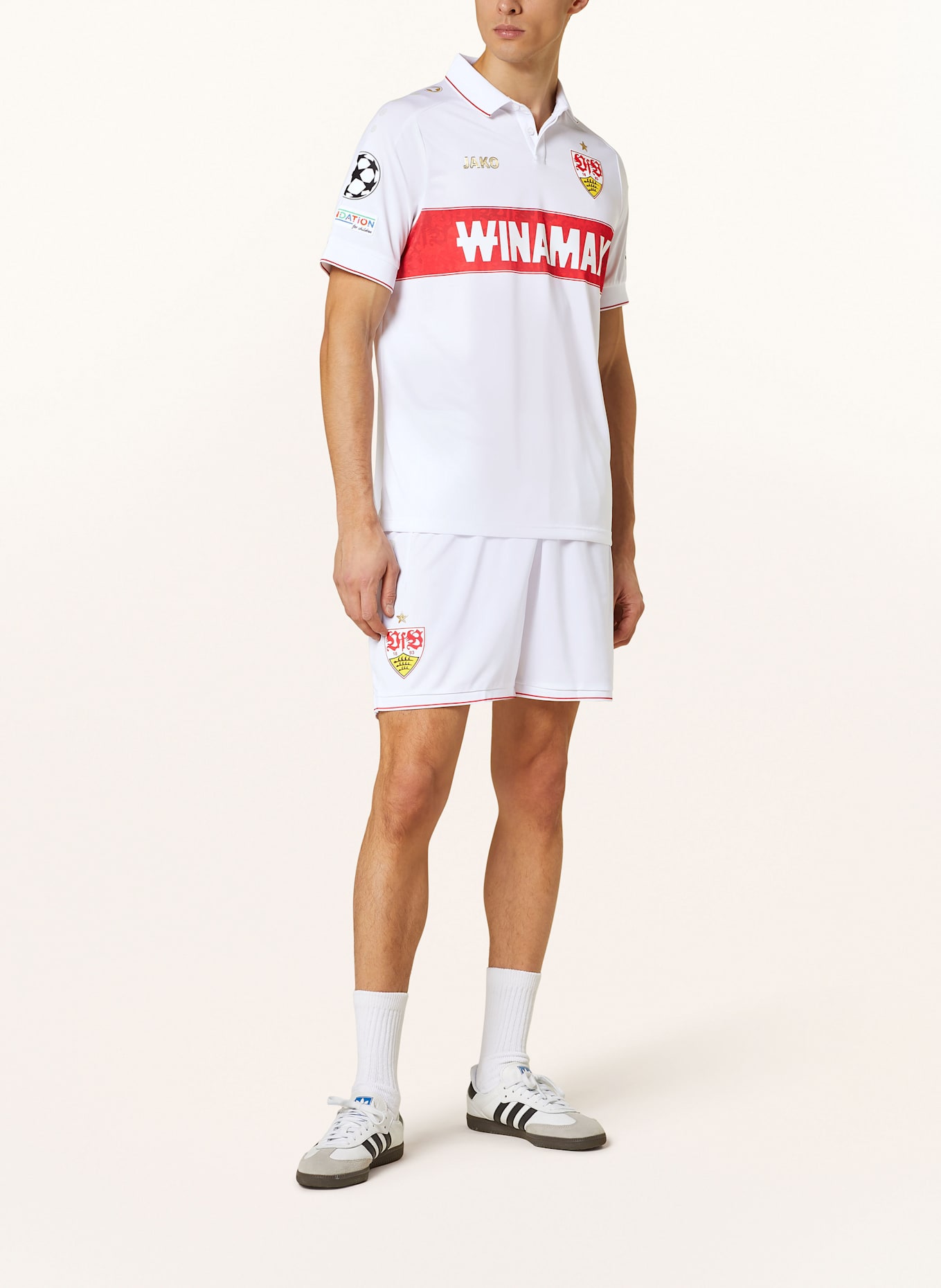 VfB Stuttgart Kalhoty k domácímu dresu VFB STUTTGART: BÍLÁ