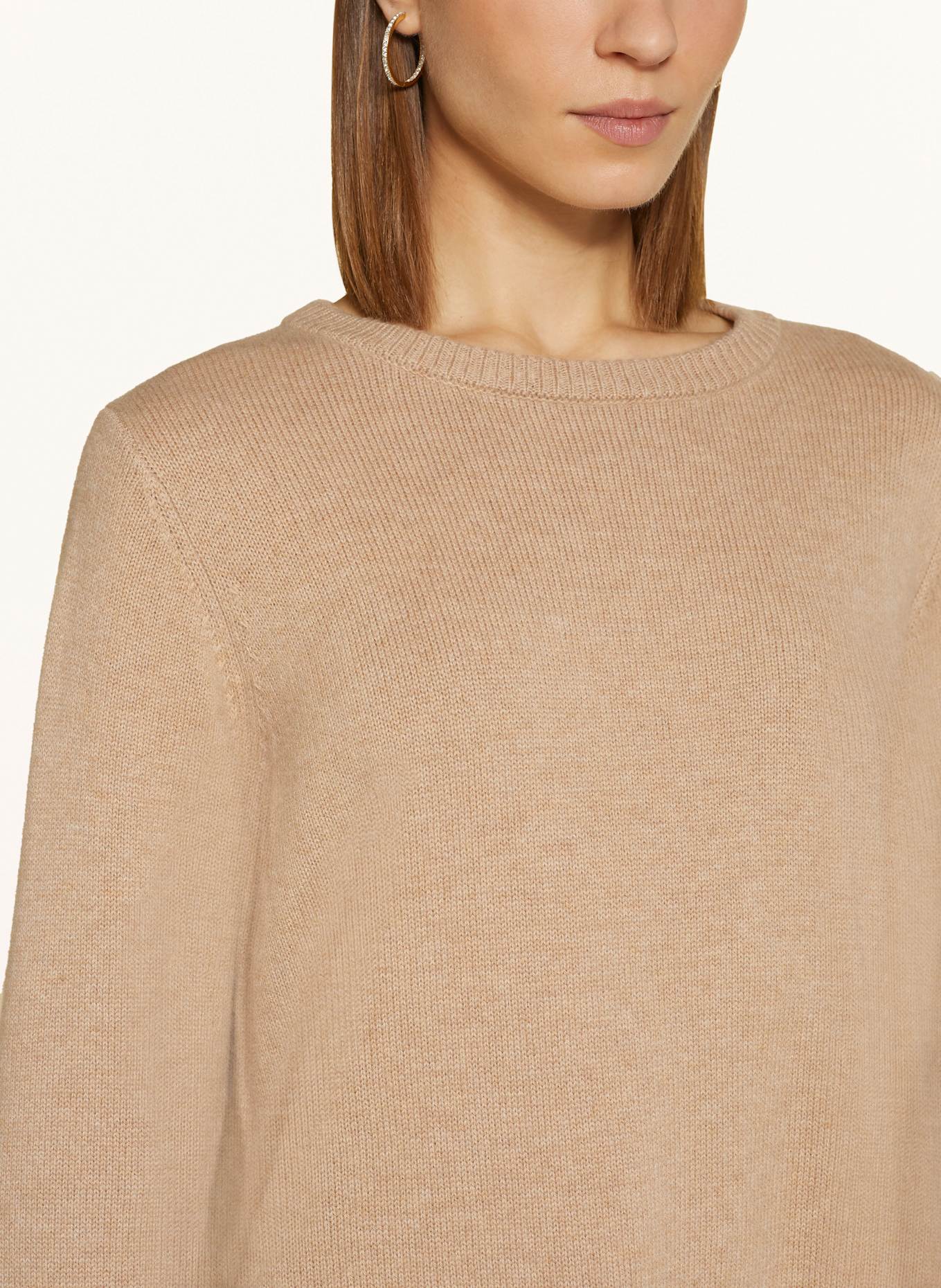 Juvia Knit dress LUDMILLA made from merino wool: CAMEL