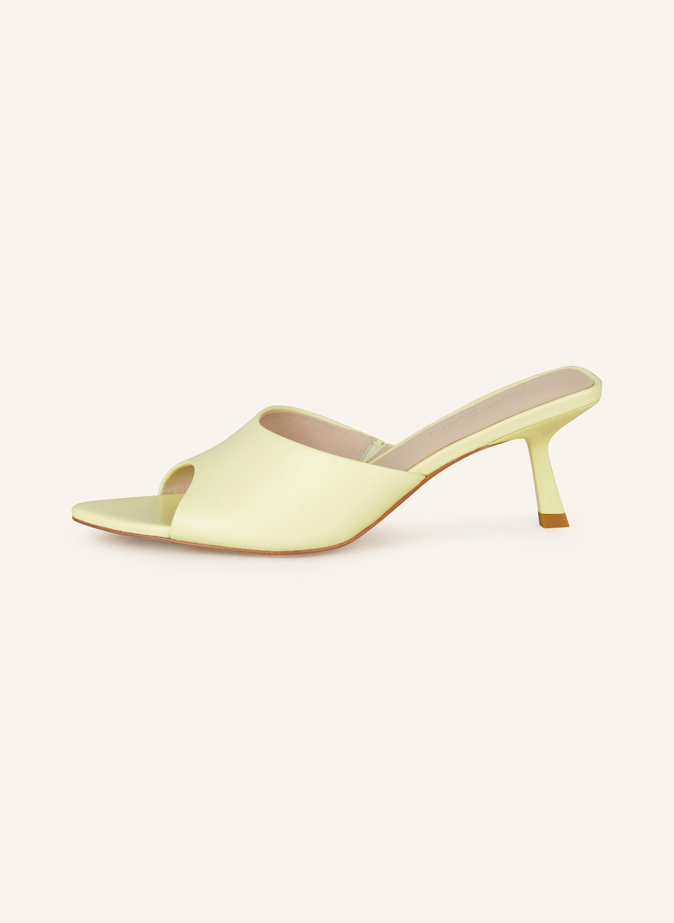 MARC CAIN Mules: HELLGELB