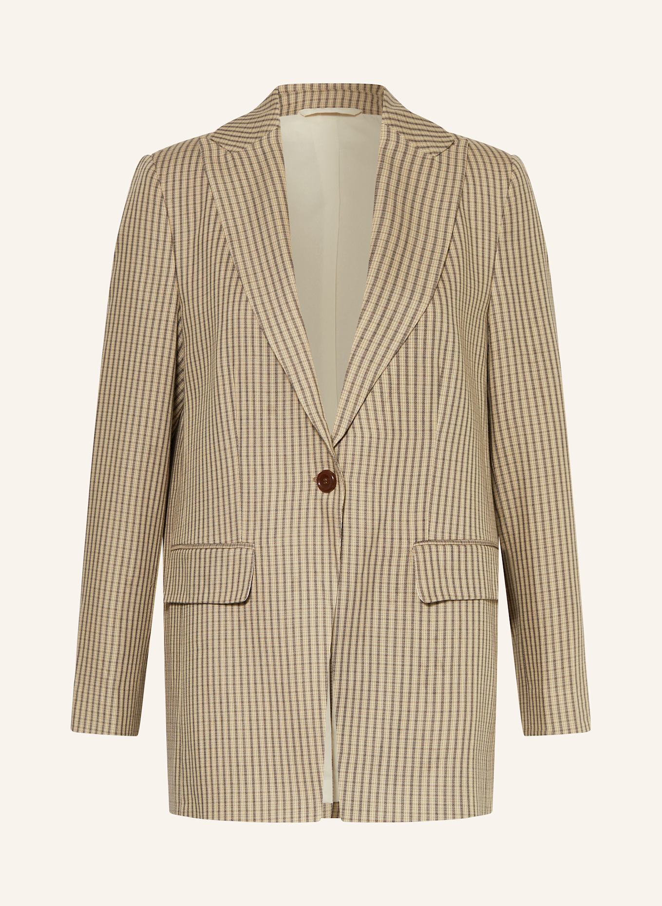 ARMEDANGELS Blazer MIKULAA CHECK: BEIGE/ CREME