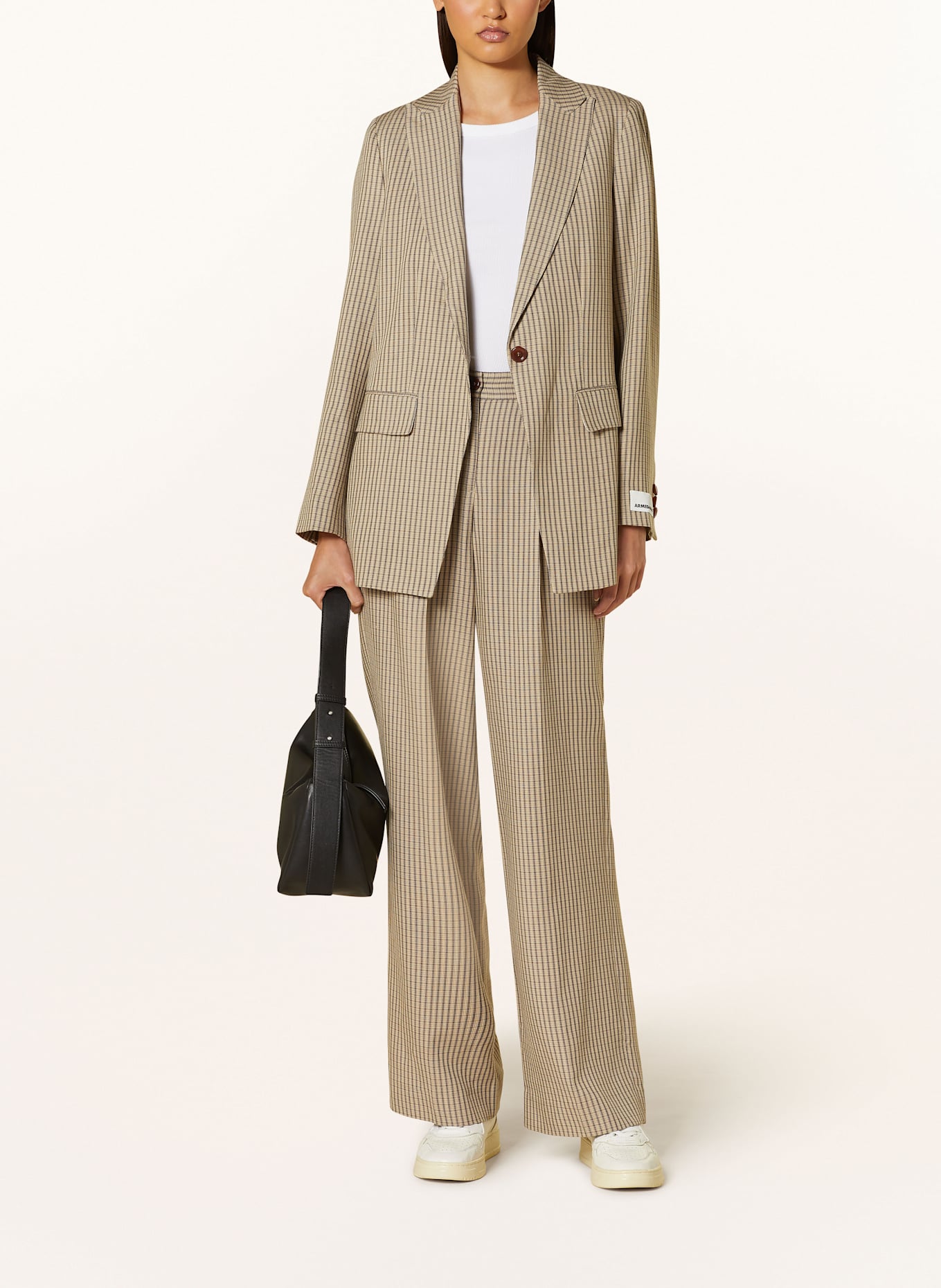 ARMEDANGELS Blazer MIKULAA CHECK: BEIGE/ CREME
