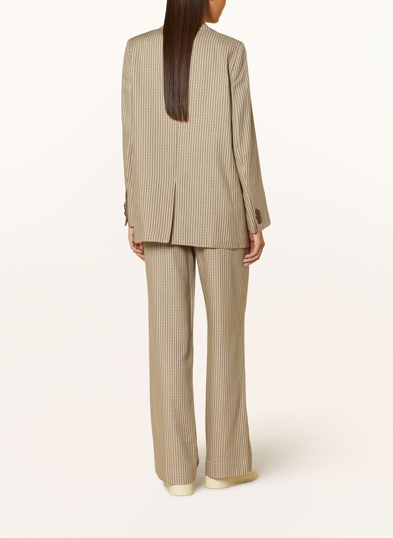 ARMEDANGELS Blazer MIKULAA CHECK: BEIGE/ CREME