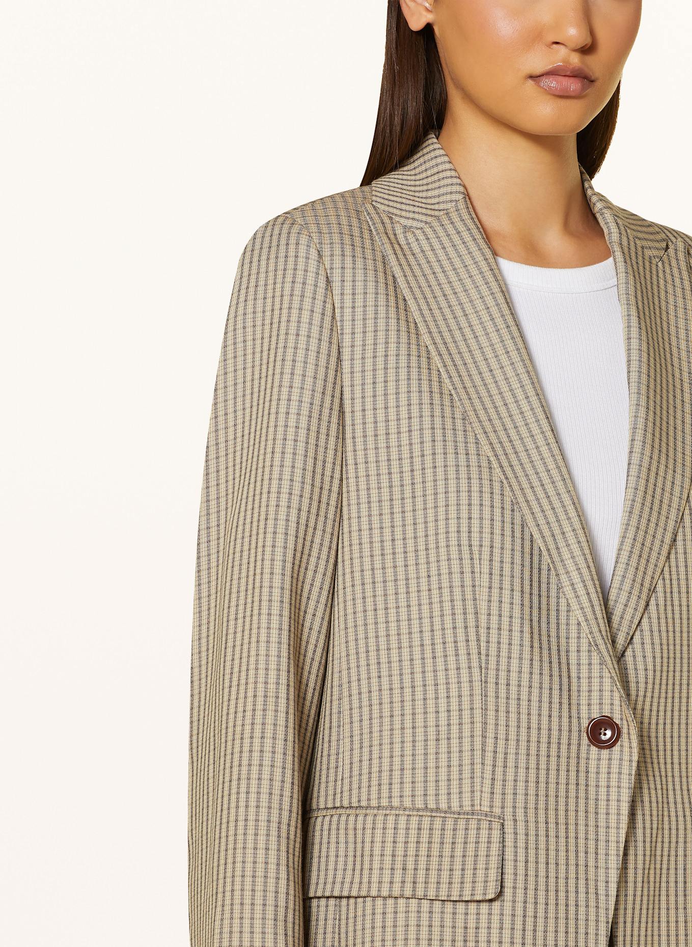 ARMEDANGELS Blazer MIKULAA CHECK: BEIGE/ CREME