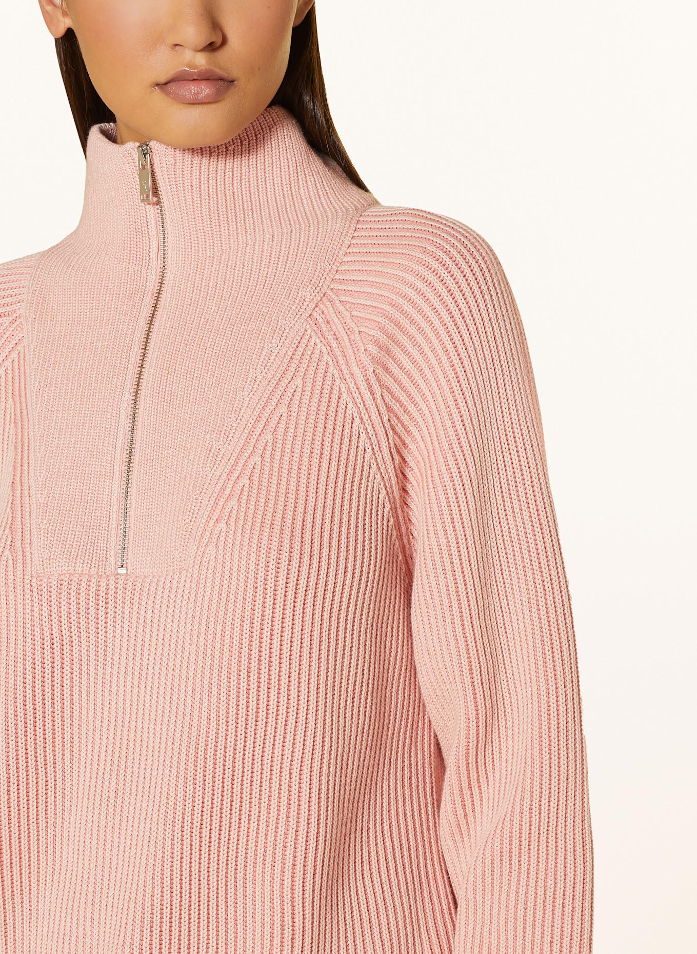ARMEDANGELS Sweter typu troyer RONYIAAS VANISE: RÓŻOWY