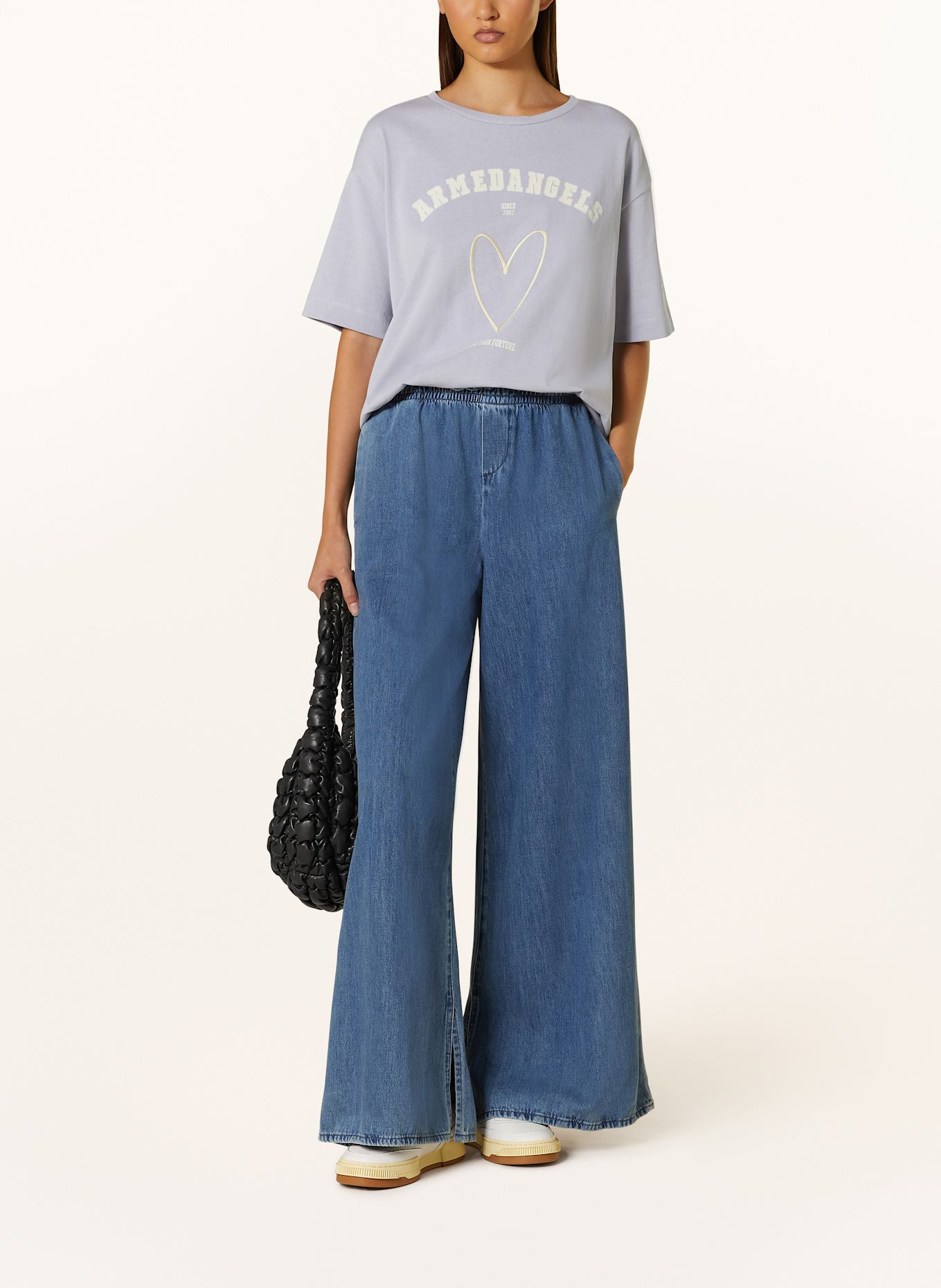 ARMEDANGELS T-shirt GIANAA FORTUNE: LIGHT PURPLE