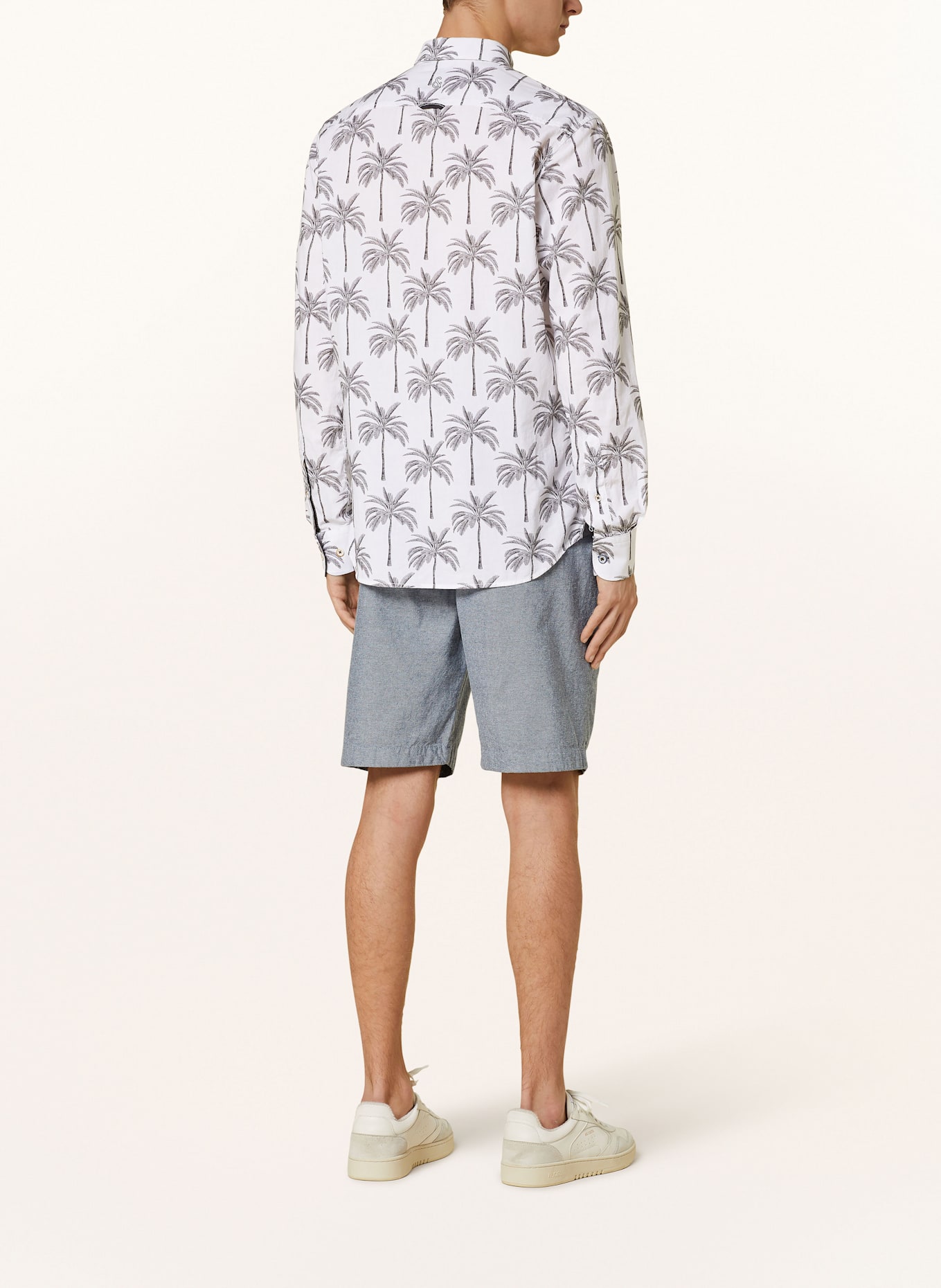 COLOURS & SONS Koszula regular fit: BIAŁY/ CZIEMNOSZARY