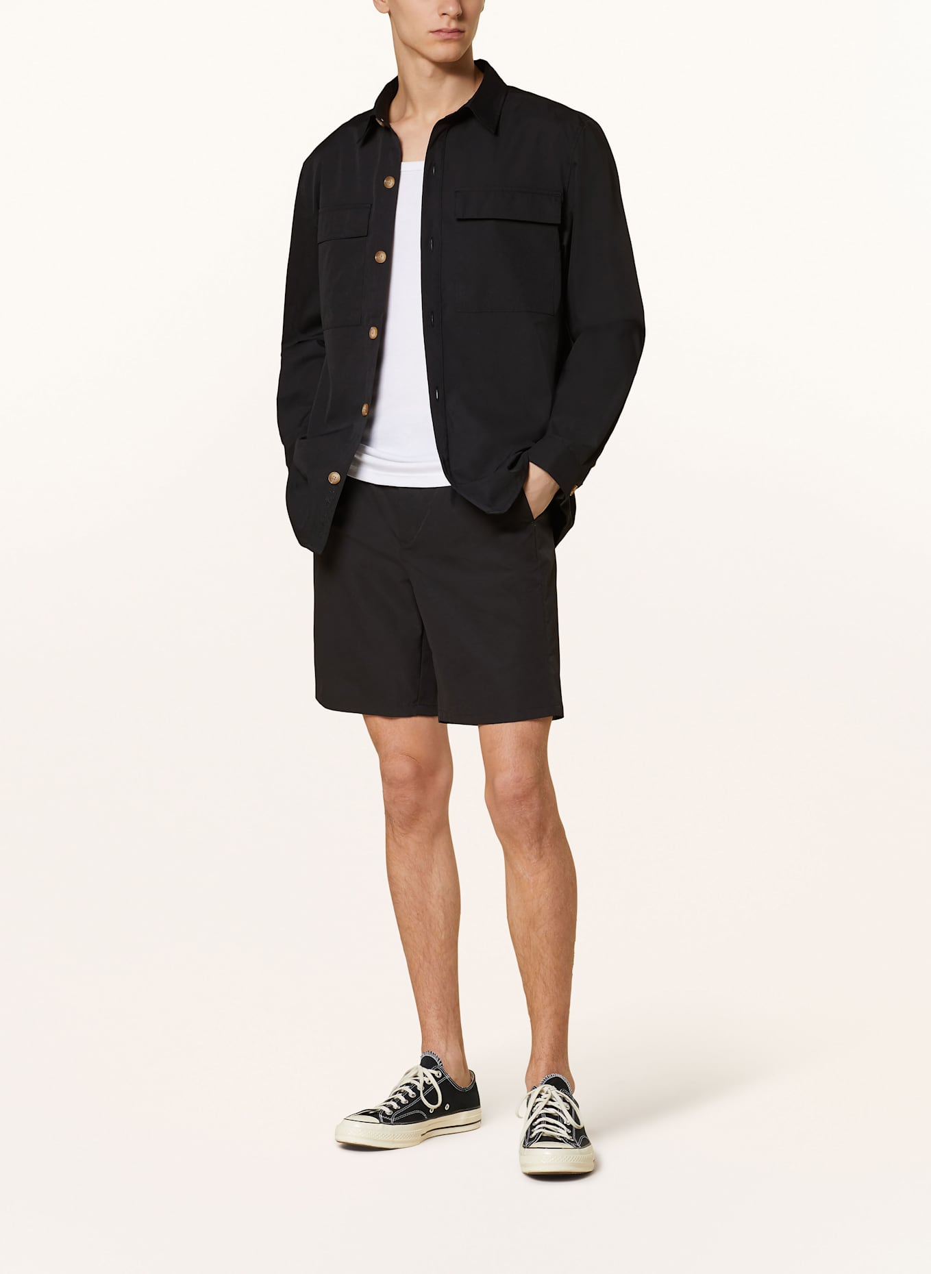 COLOURS & SONS Svrchní košile: ČERNÁ