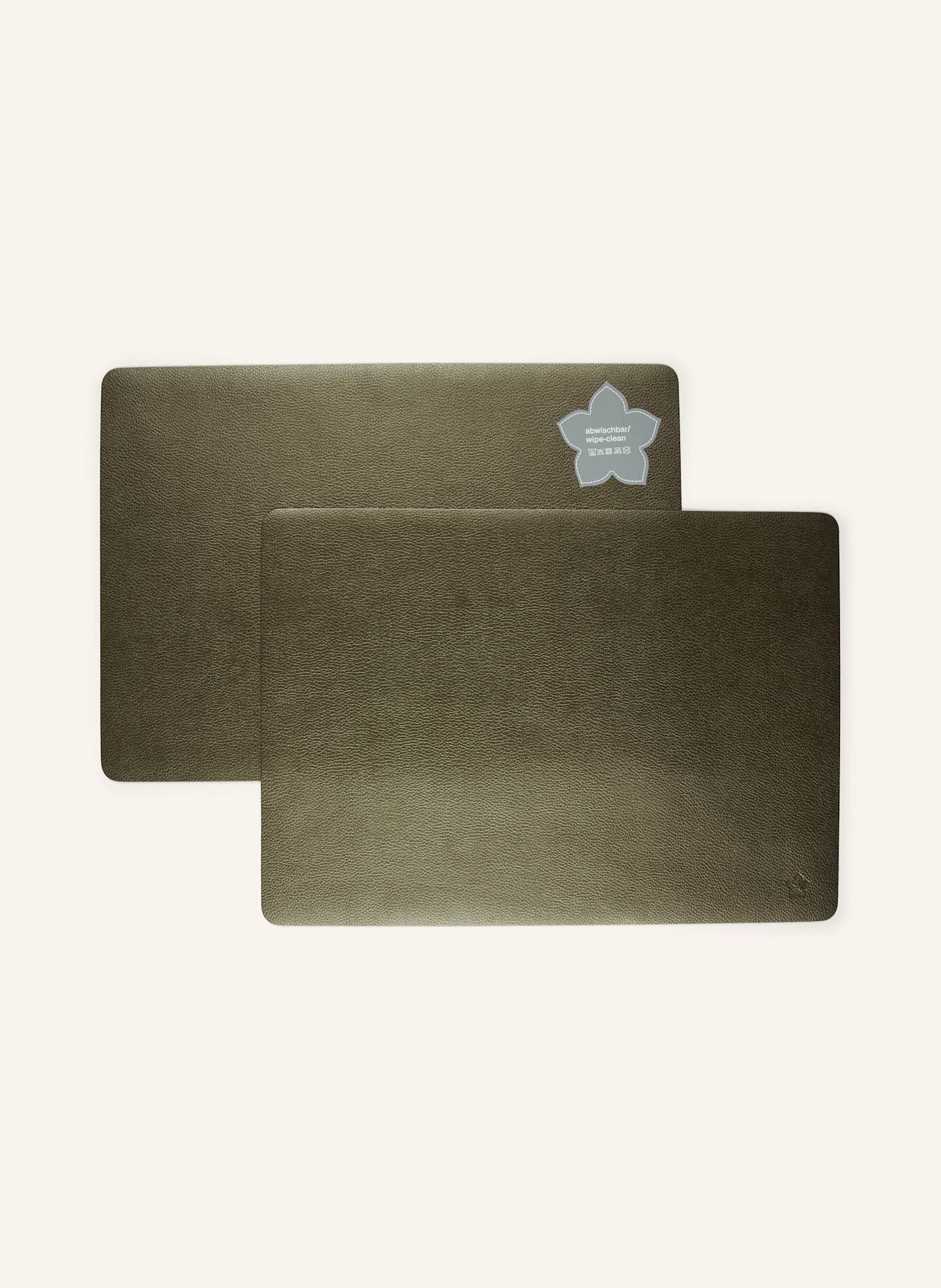 pichler 2-częściowy zestaw podkładek na stół PEARL: ZIELONY