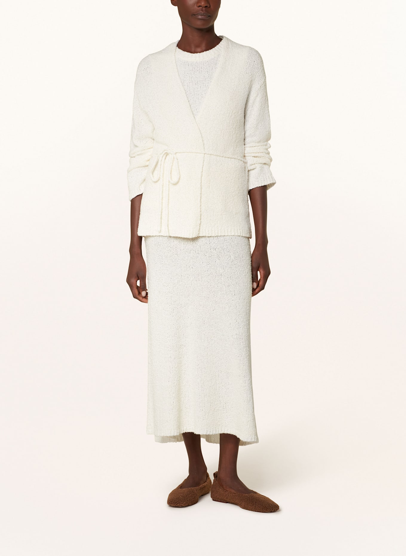 SMINFINITY Strickhülle aus Bouclé: ECRU