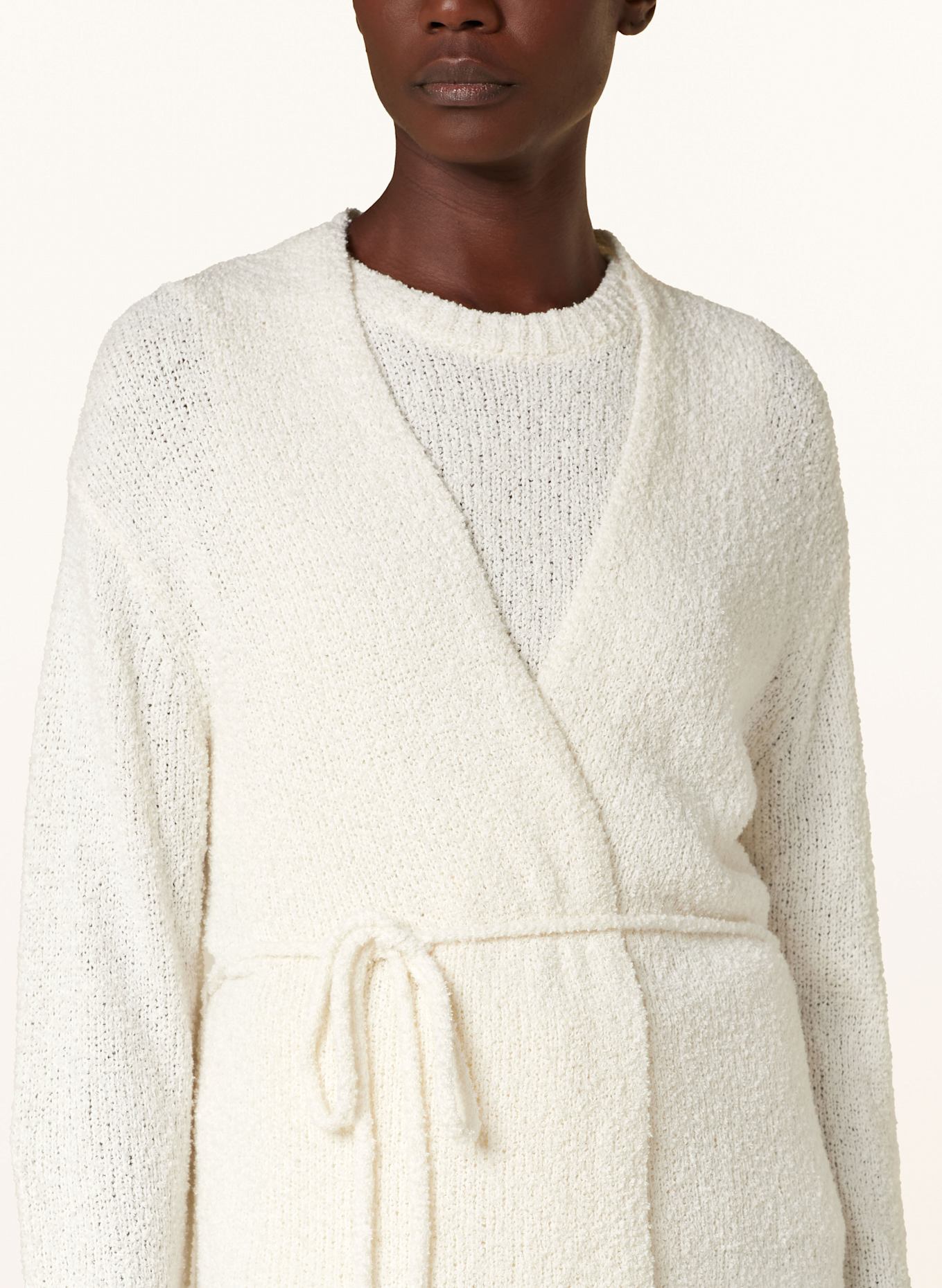 SMINFINITY Strickhülle aus Bouclé: ECRU