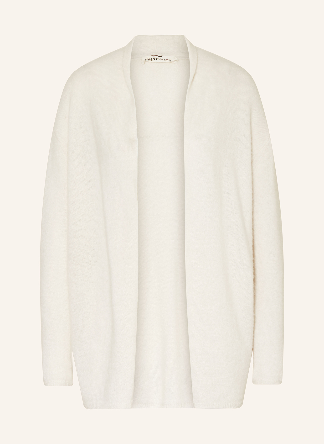 SMINFINITY Knit cardigan made of cashmere: ECRU