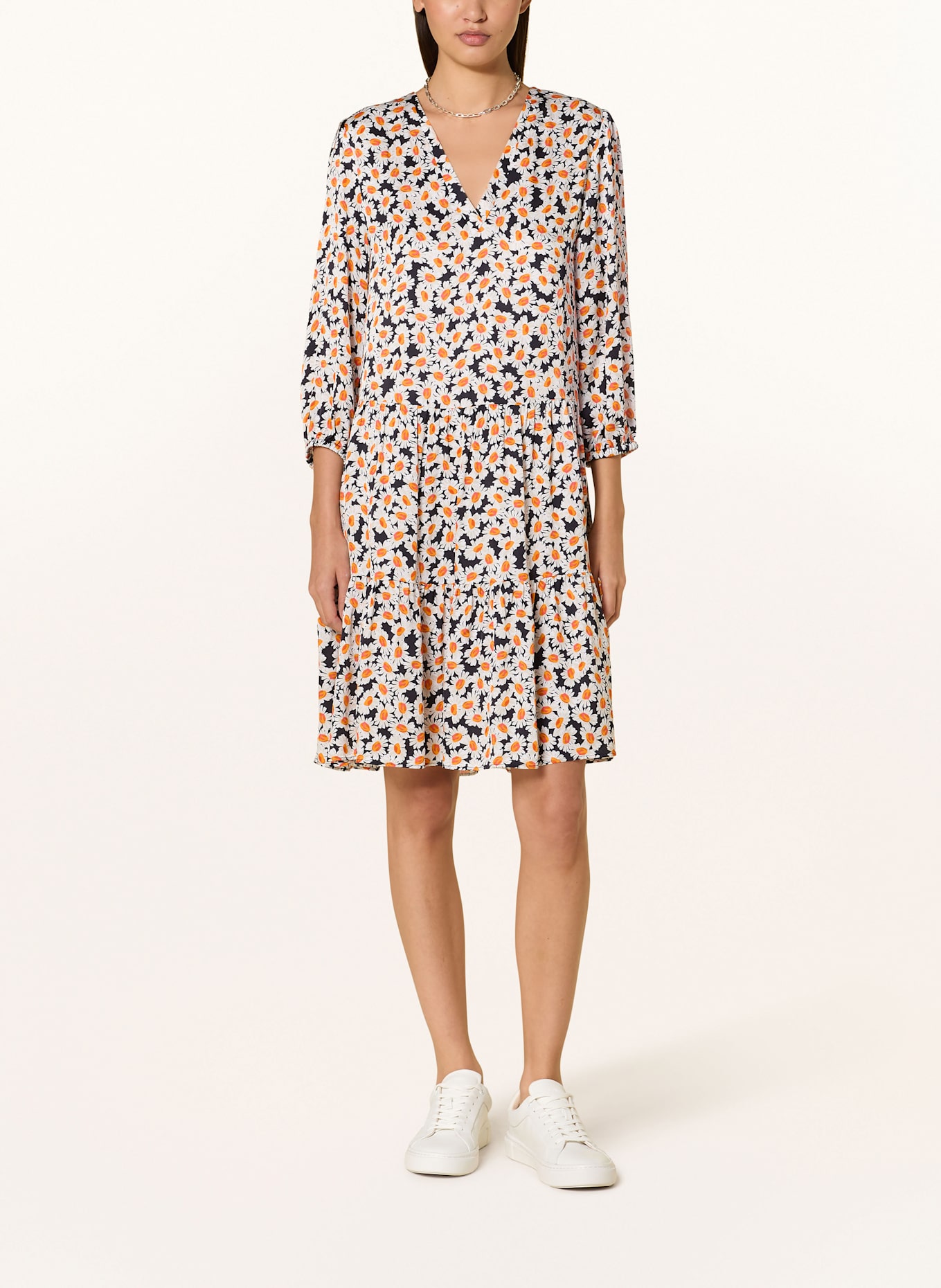 MARC CAIN Dress with 3/4 sleeves: 394 navy