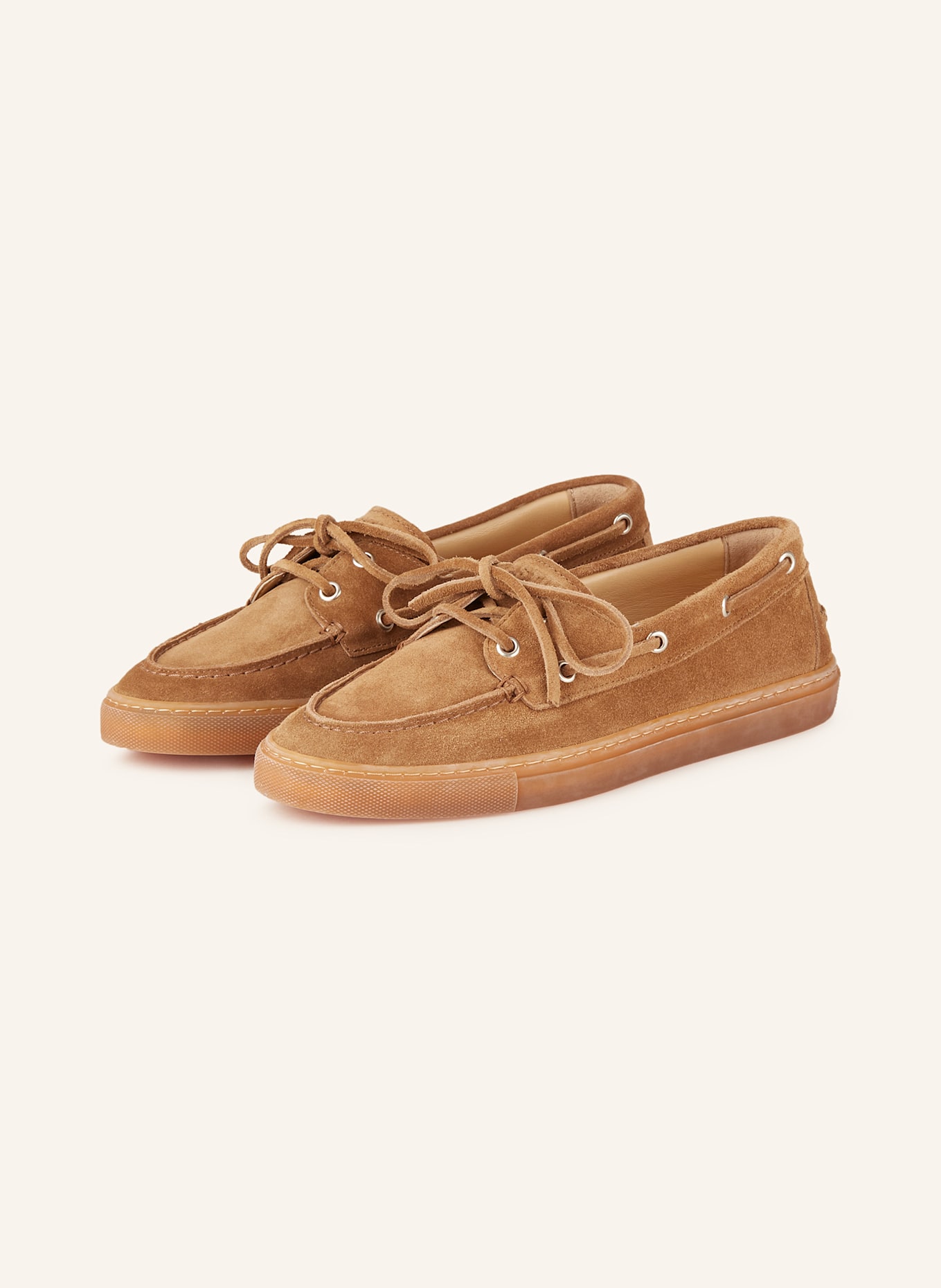 COPENHAGEN Boat shoes CPH160: LIGHT BROWN
