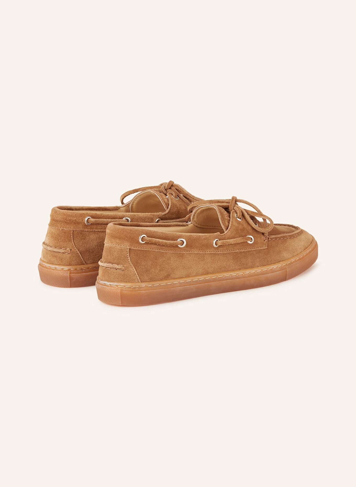 COPENHAGEN Boat shoes CPH160: LIGHT BROWN