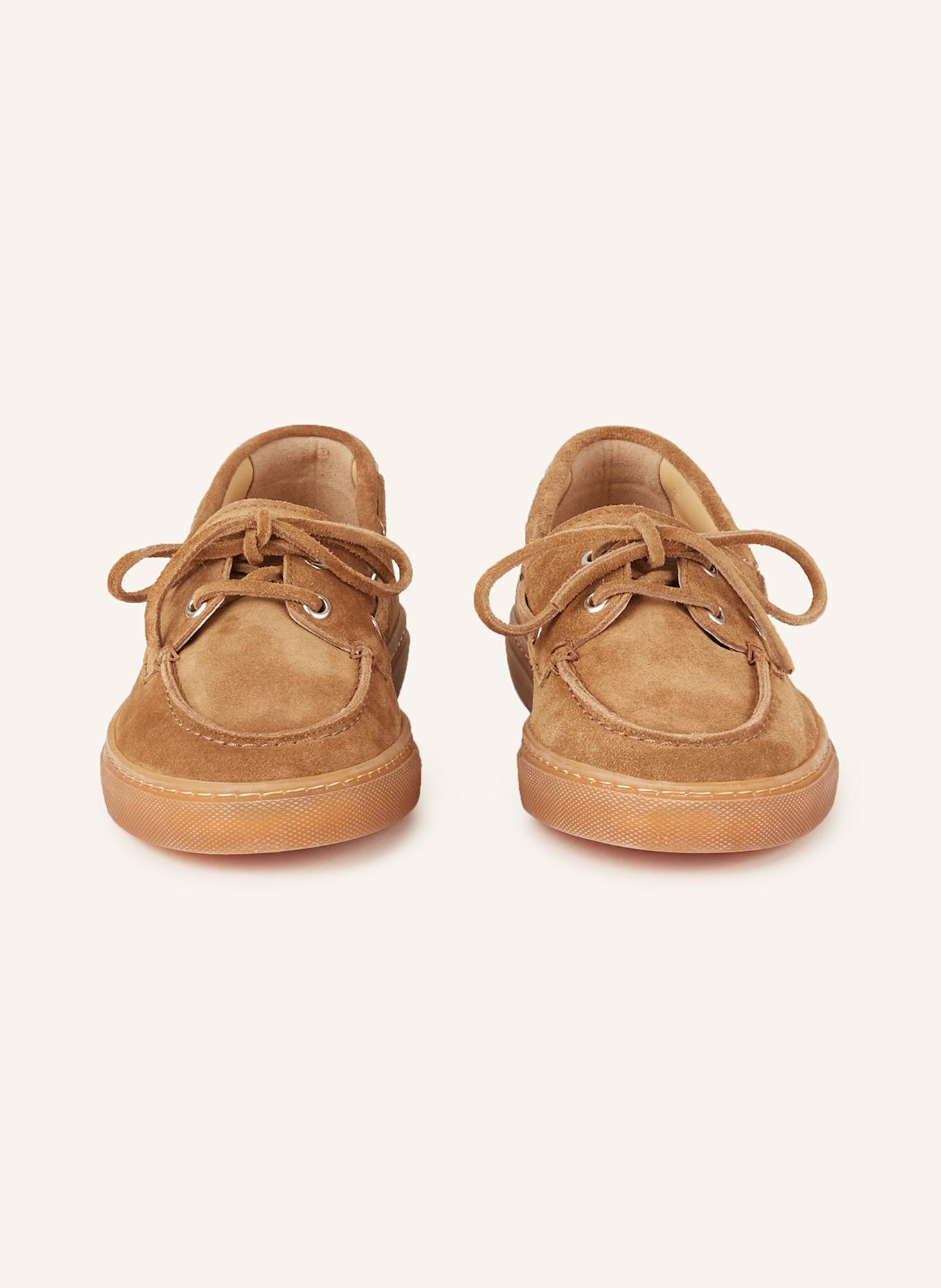 COPENHAGEN Boat shoes CPH160: LIGHT BROWN
