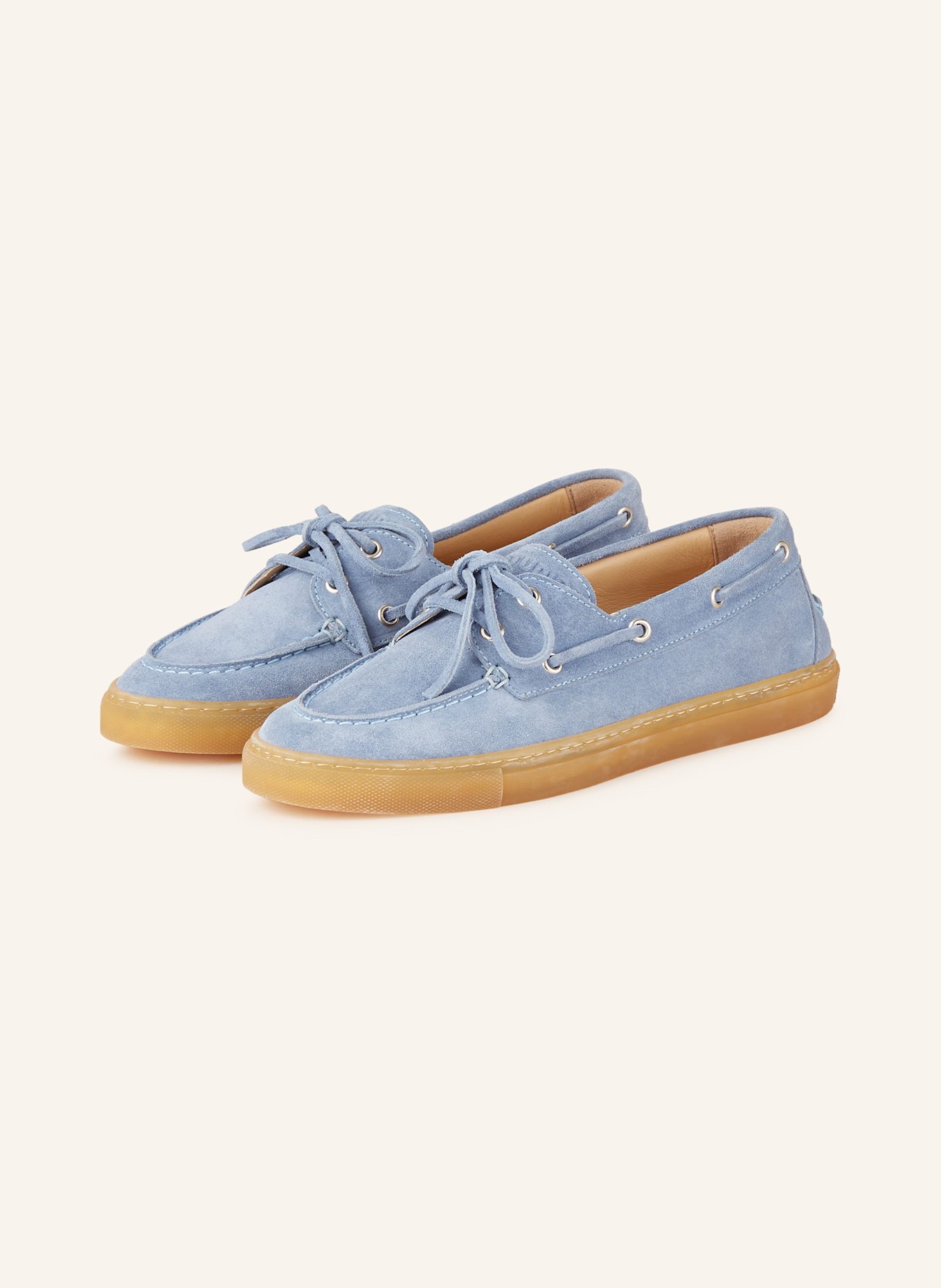 COPENHAGEN Boat shoes CPH160: LIGHT BLUE