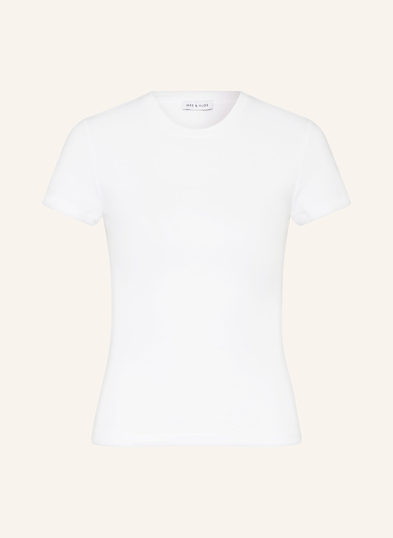 MRS & HUGS T-shirt, Color: WHITE (Image 1)