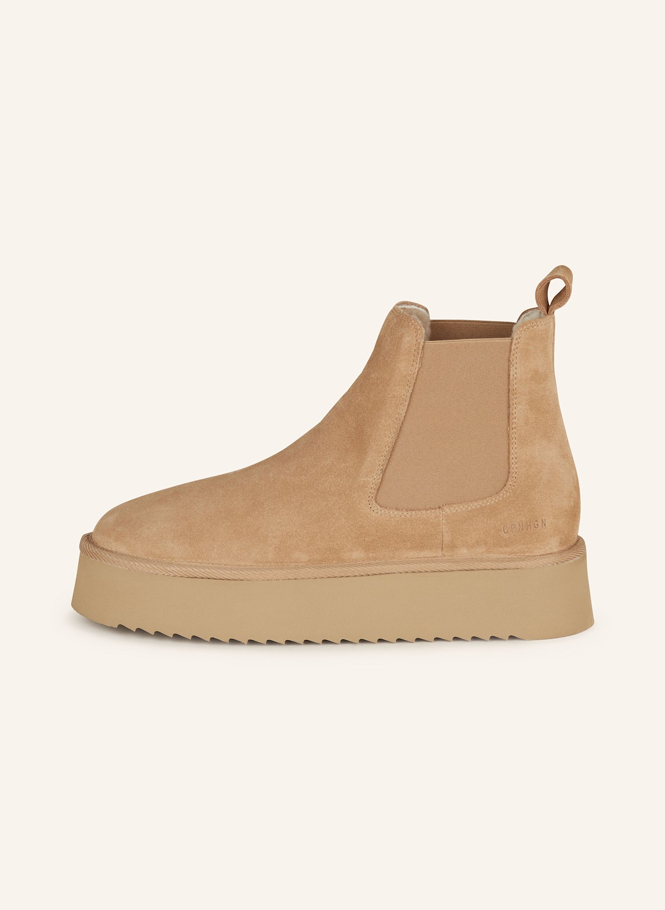 COPENHAGEN STUDIOS Chelsea-Boots CPH259: HELLBRAUN