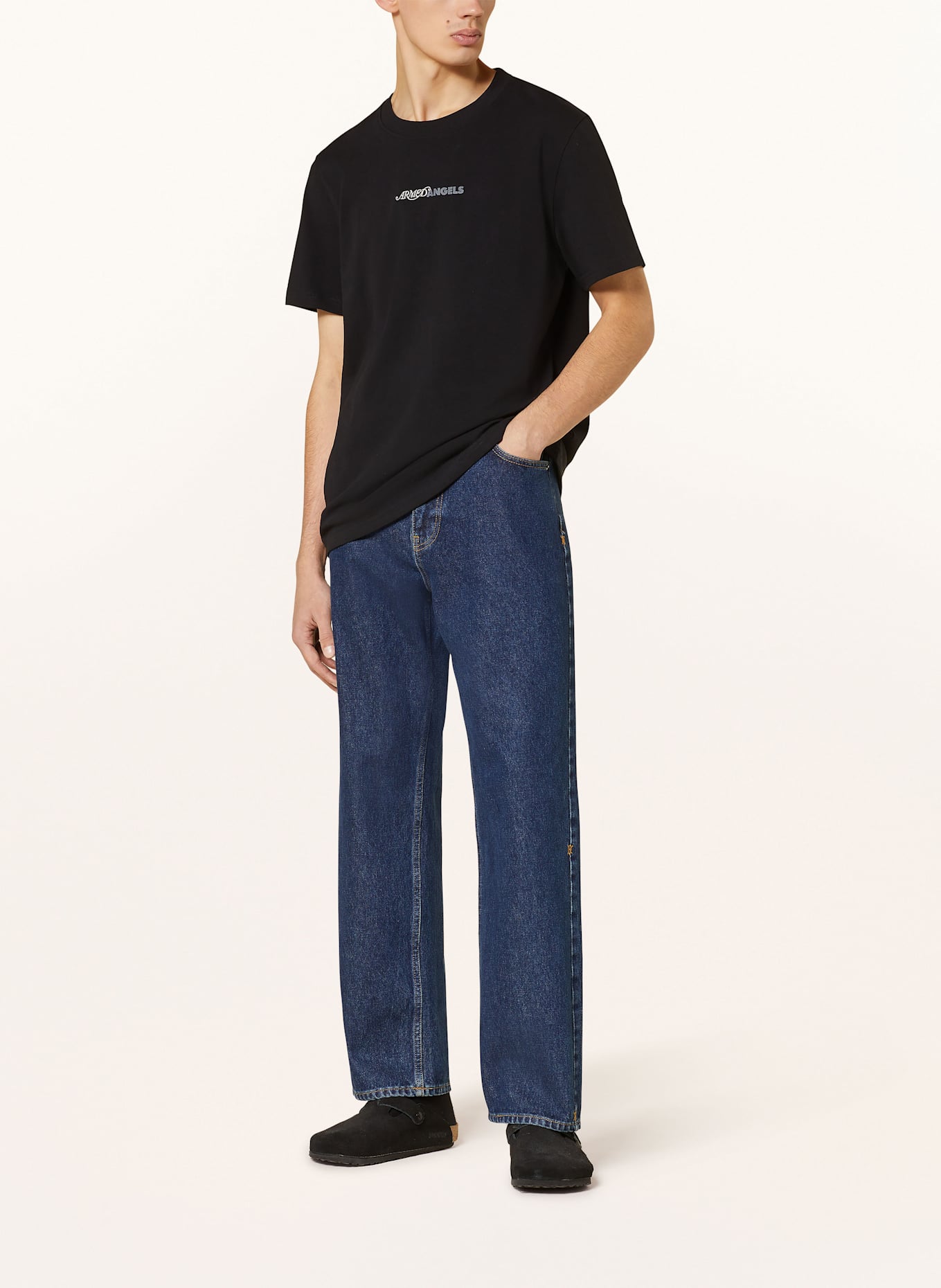 ARMEDANGELS T-Shirt MAARKOS: SCHWARZ