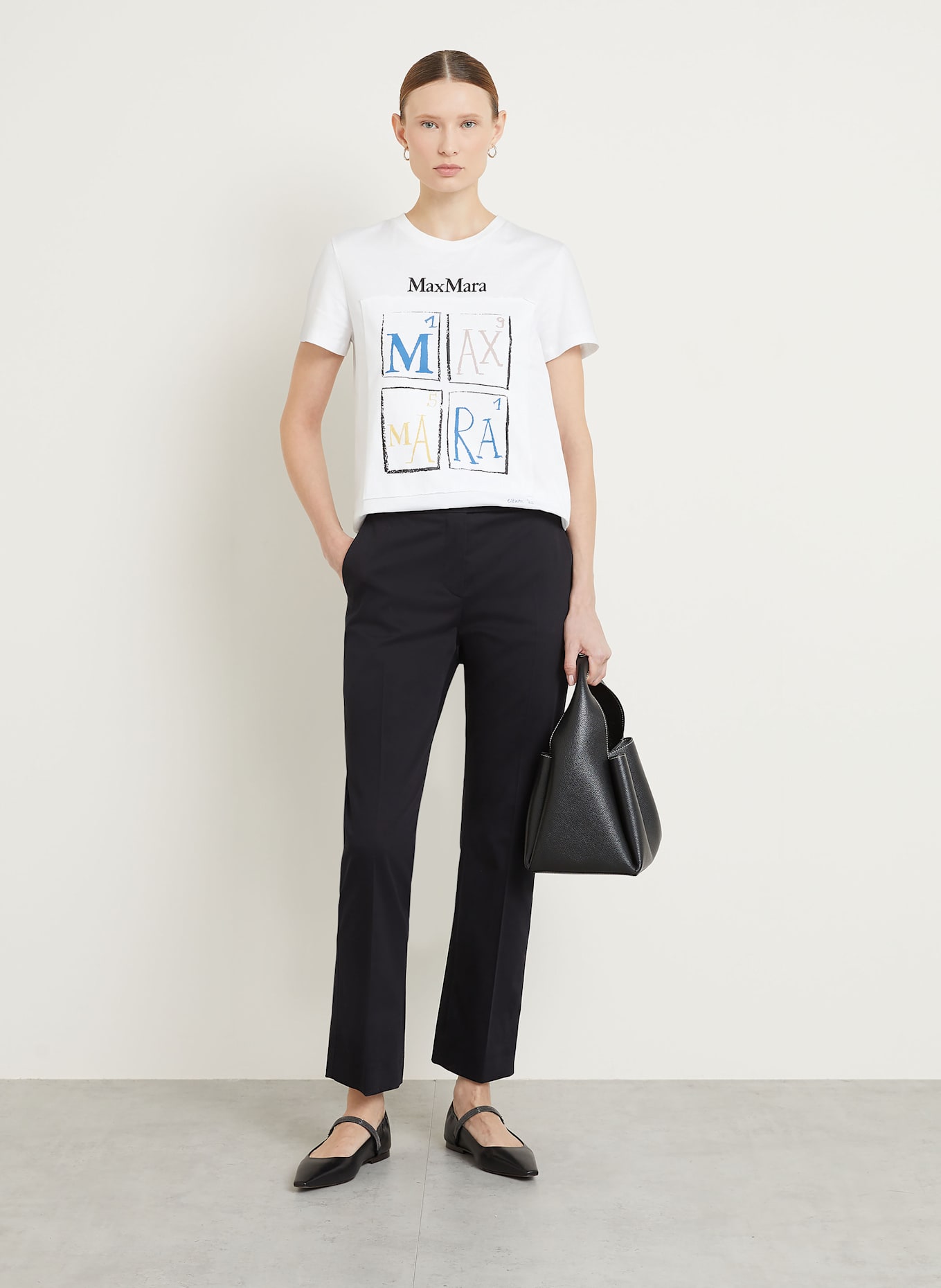【関税＆送料込み】Max Mara Long Trouser Okra Black Trousers Okra Max Mara - Vitkac Italy