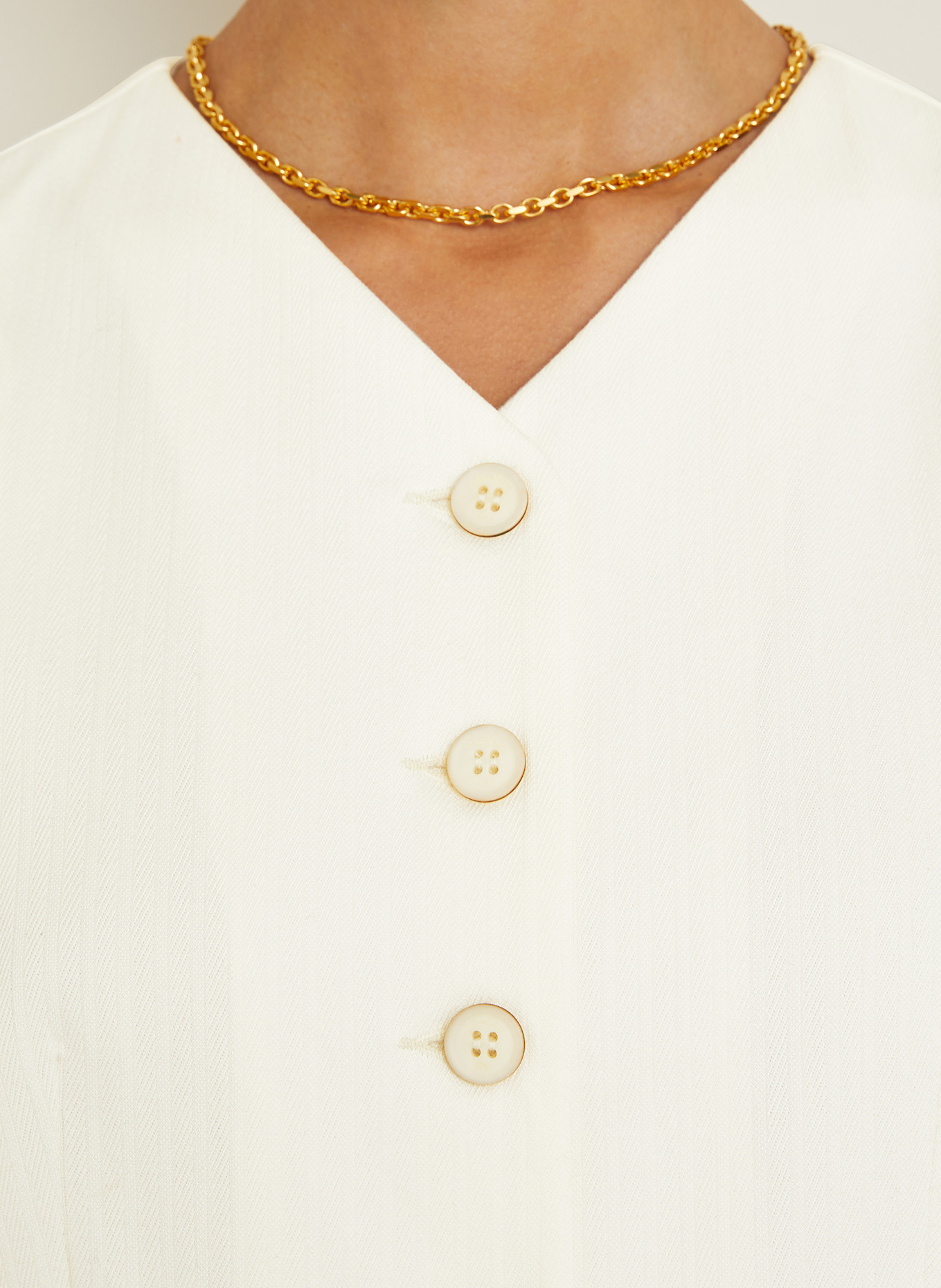 Max Mara Blazerweste MIRELLA: ECRU