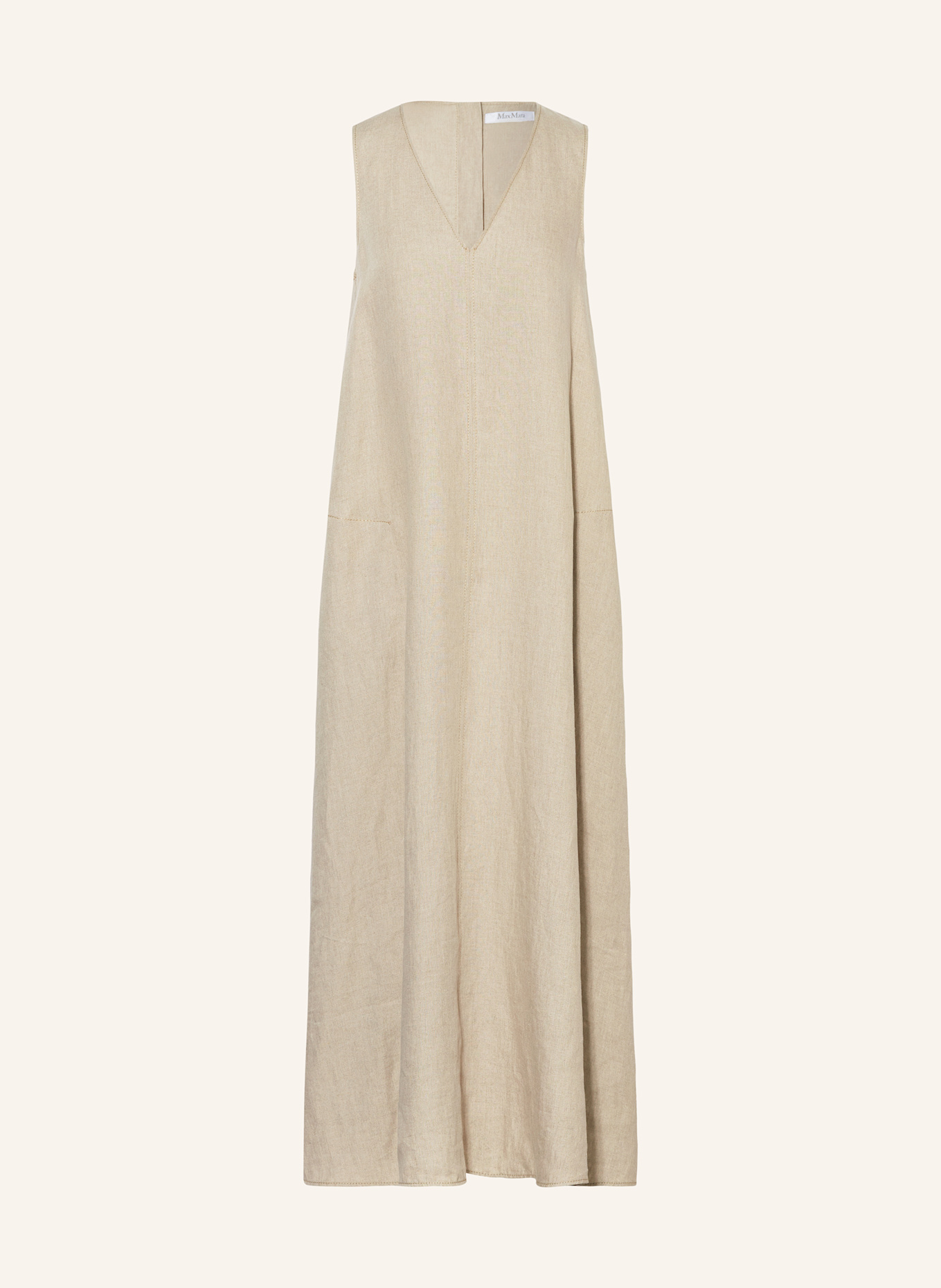 Max Mara Leinenkleid SIMEONE: TAUPE
