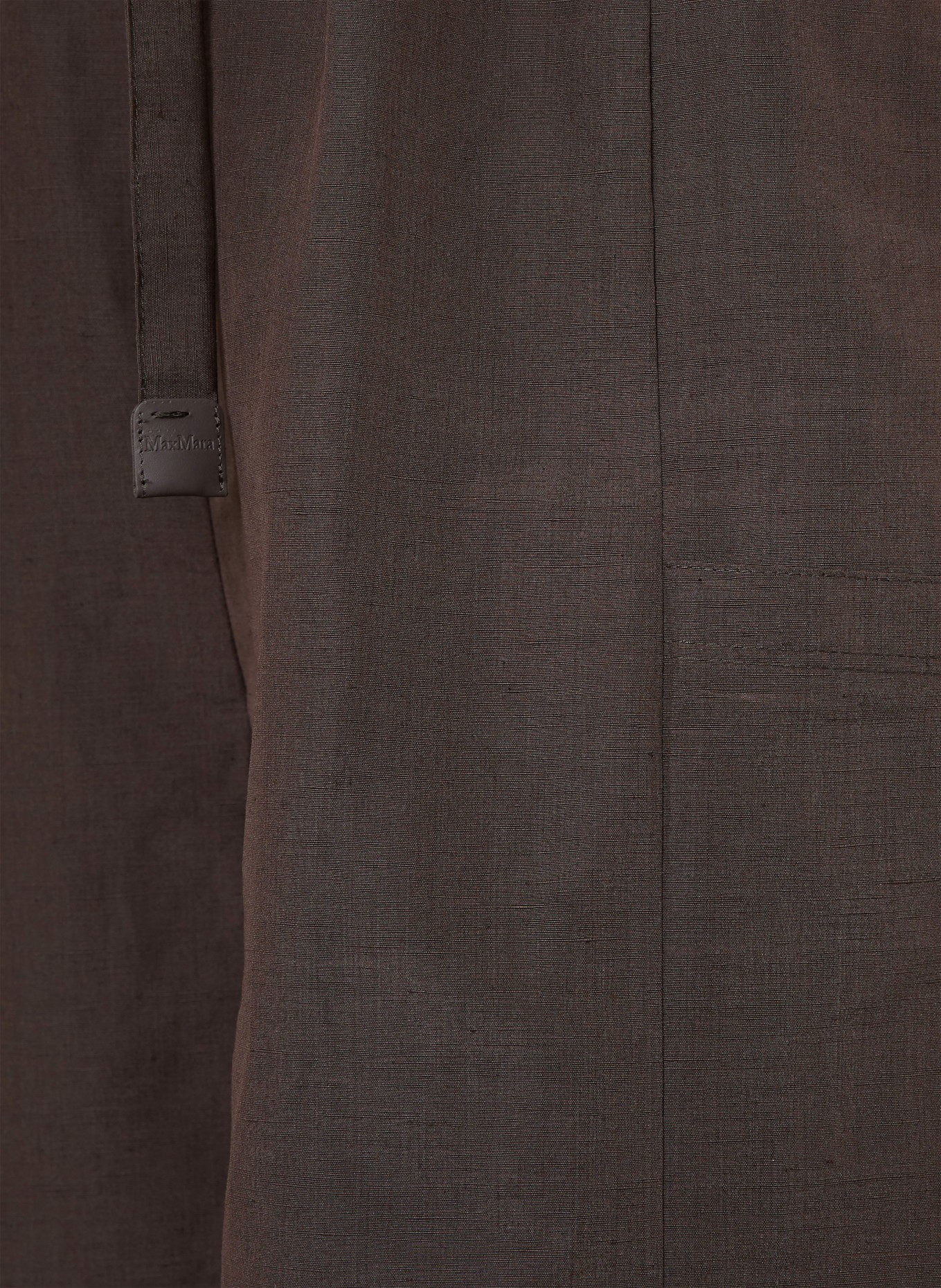Max Mara QUEBEC リネン＆シルク ショーツ Brown 関税送料込 Quebec linen and silk shorts in brown - Max Mara | Mytheresa