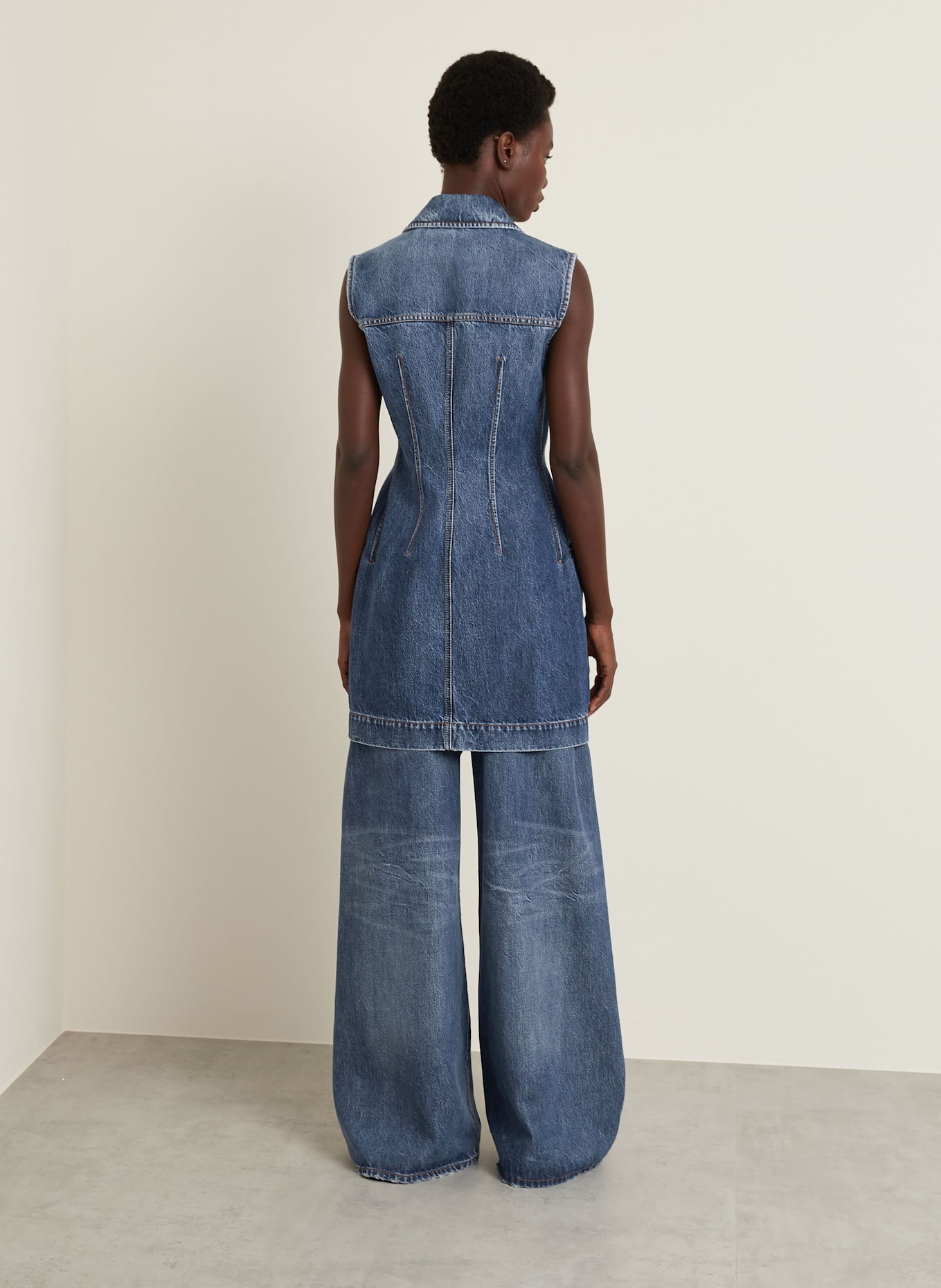 SPORTMAX Straight jeans ANGRI: 005 NAVY