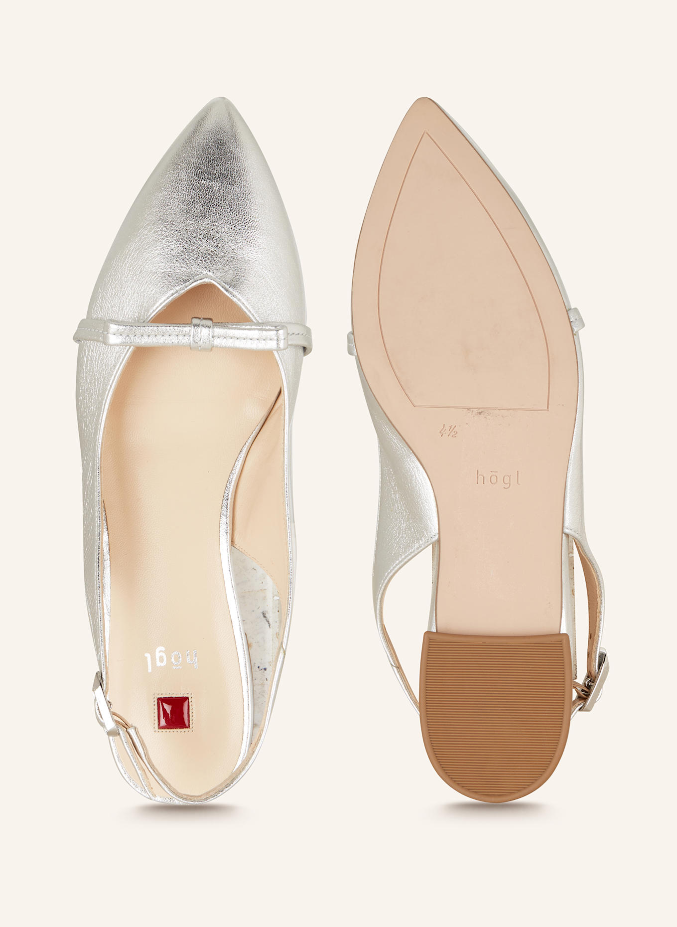 Högl Slingballerinas: SILBER