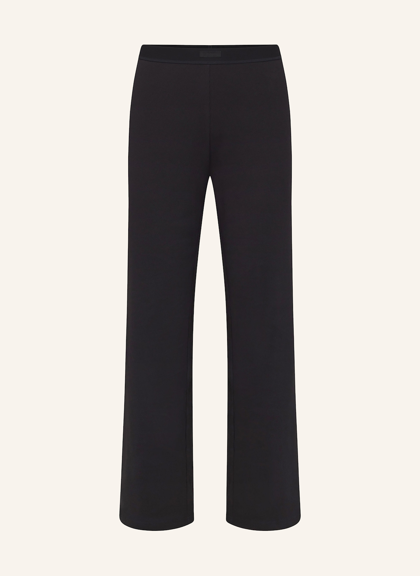 SKIMS COTTON RIB lounge pants: SOOT