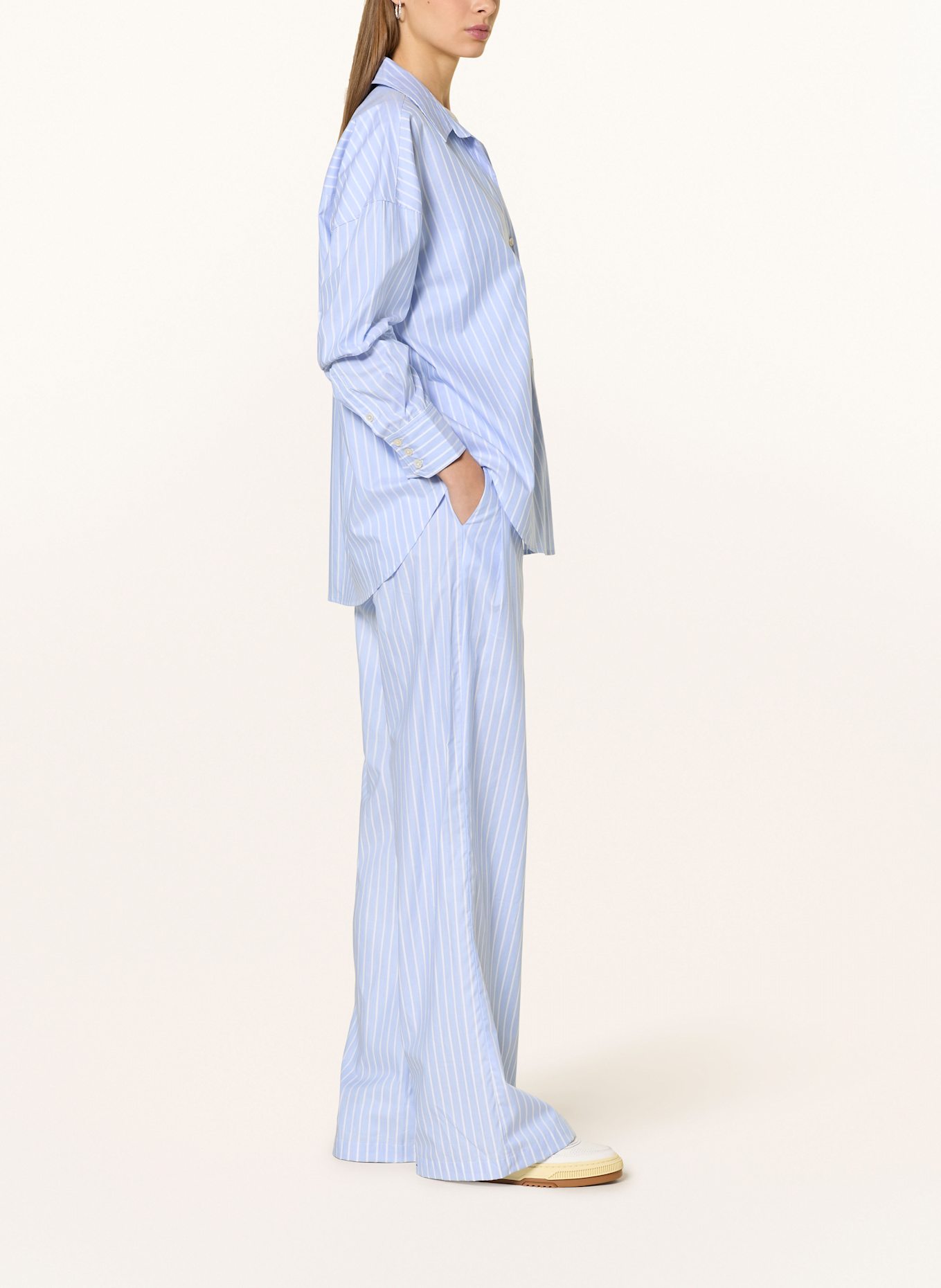 TRUE RELIGION Kalhoty: TMAVĚ MODRÁ / BÍLÁ