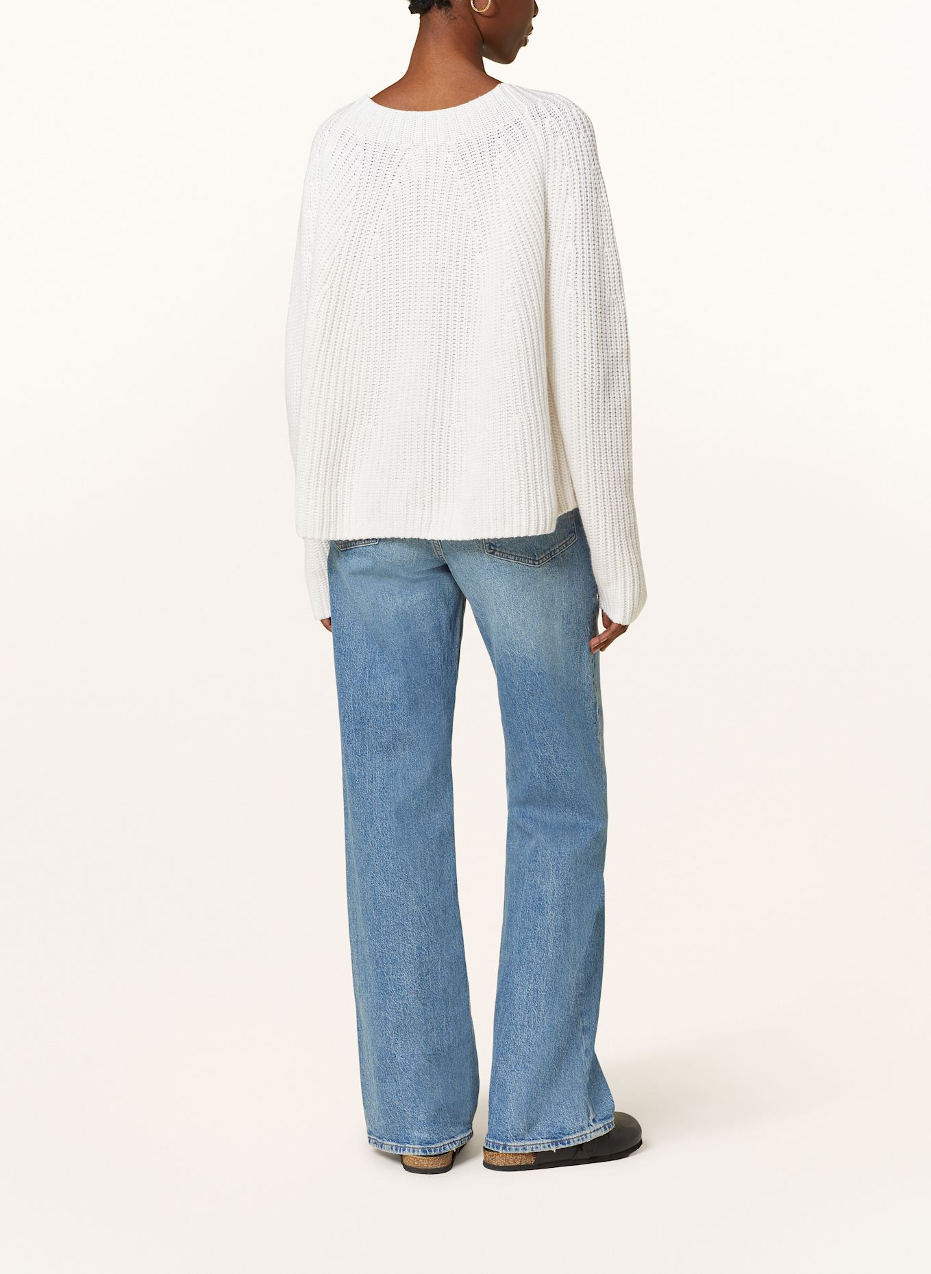 ALLUDE Sweter z dodatkiem kaszmiru: KREMOWY