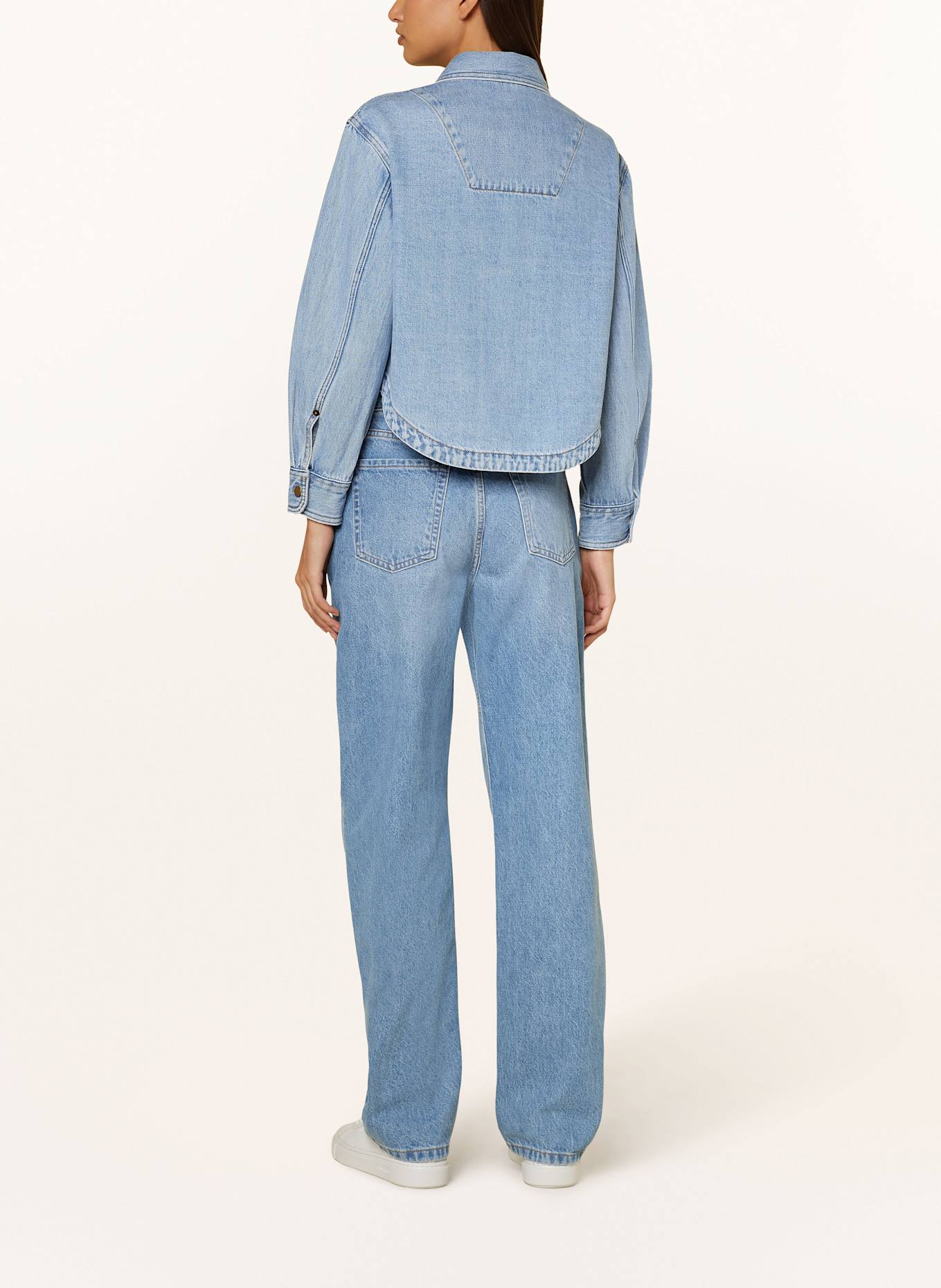 REPEAT Krótka kurtka jeansowa: JASNONIEBIESKI