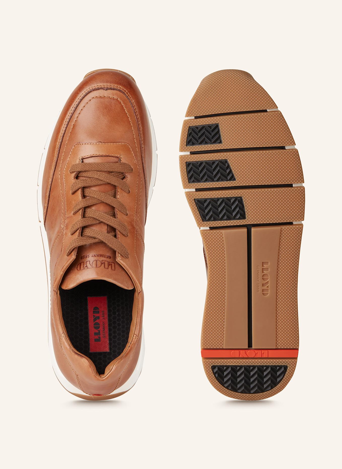 LLOYD Sneaker AMSTERDAM: CAMEL