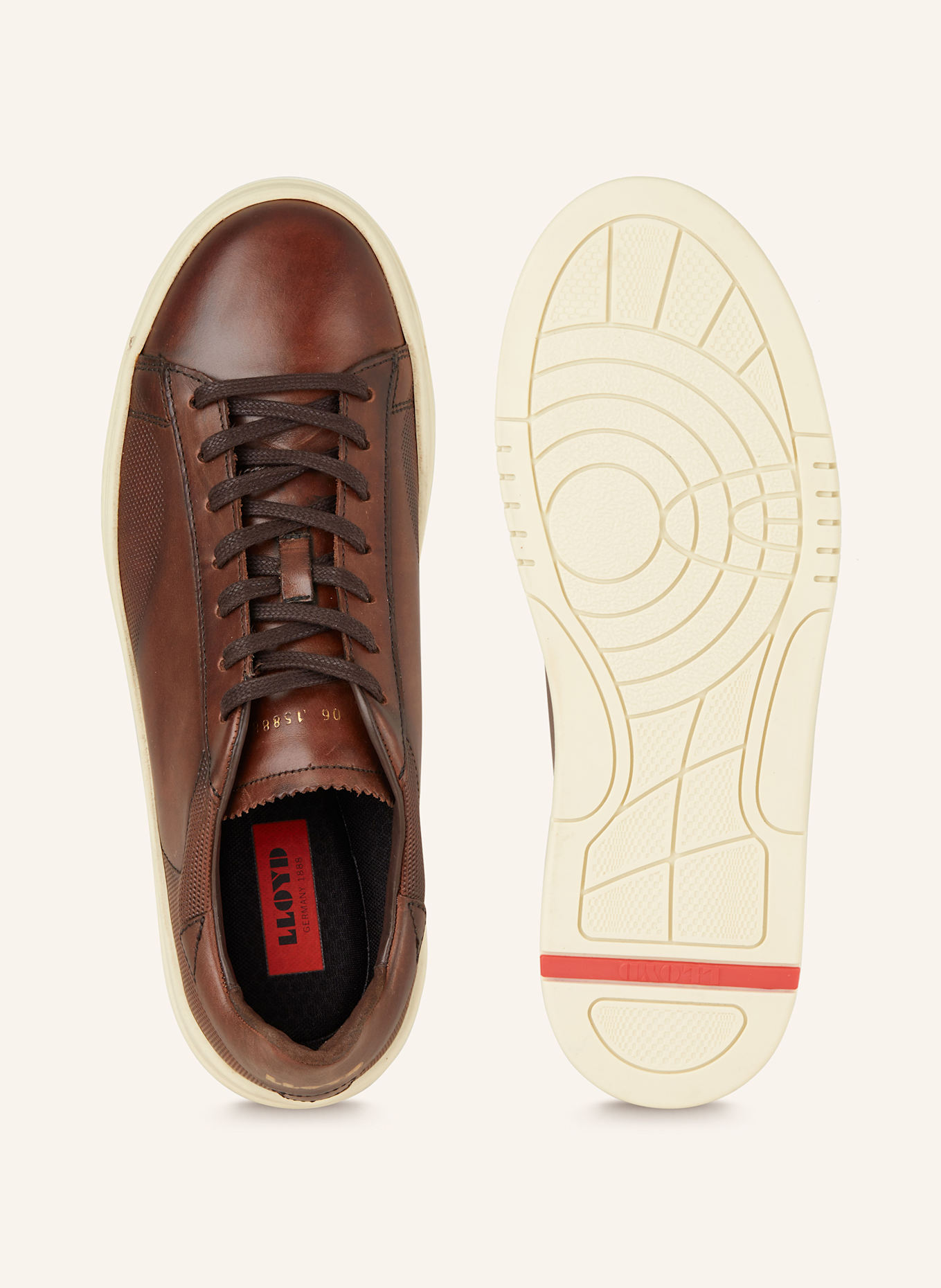 LLOYD Sneaker BLACKWELL: DUNKELBRAUN