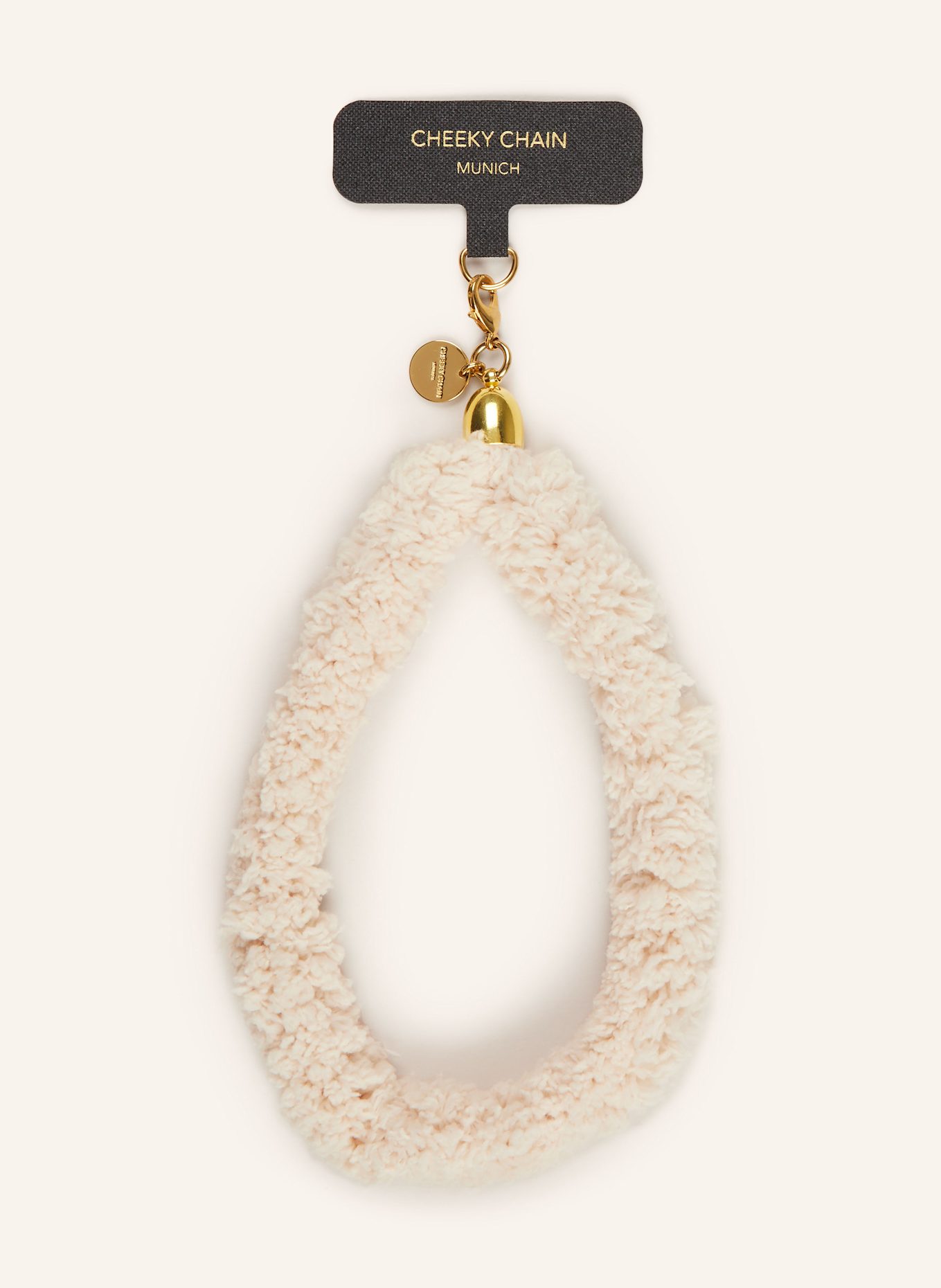 CHEEKY CHAIN MUNICH Smartphone-Kette TEDDY: BEIGE