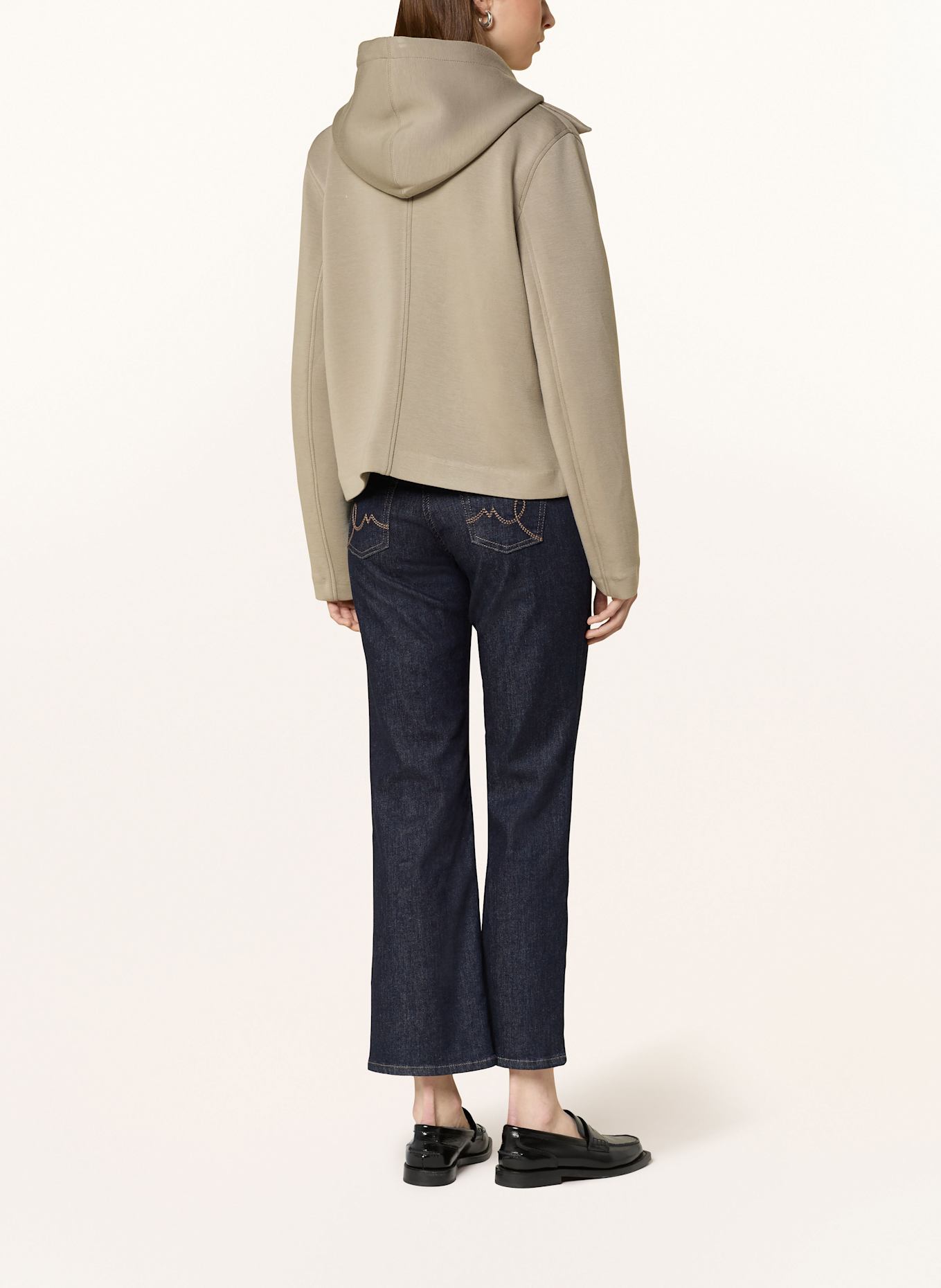 RINO & PELLE Jacke JENNIFER mit abnehmbarer Kapuze: KHAKI