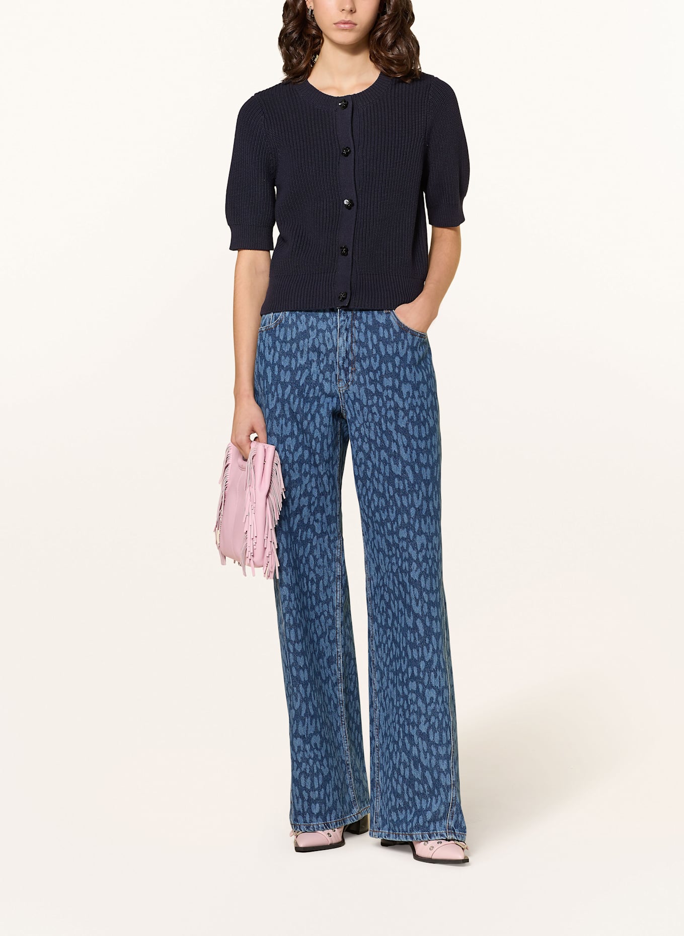 BAUM UND PFERDGARTEN Cardigan CATHIA: DARK BLUE