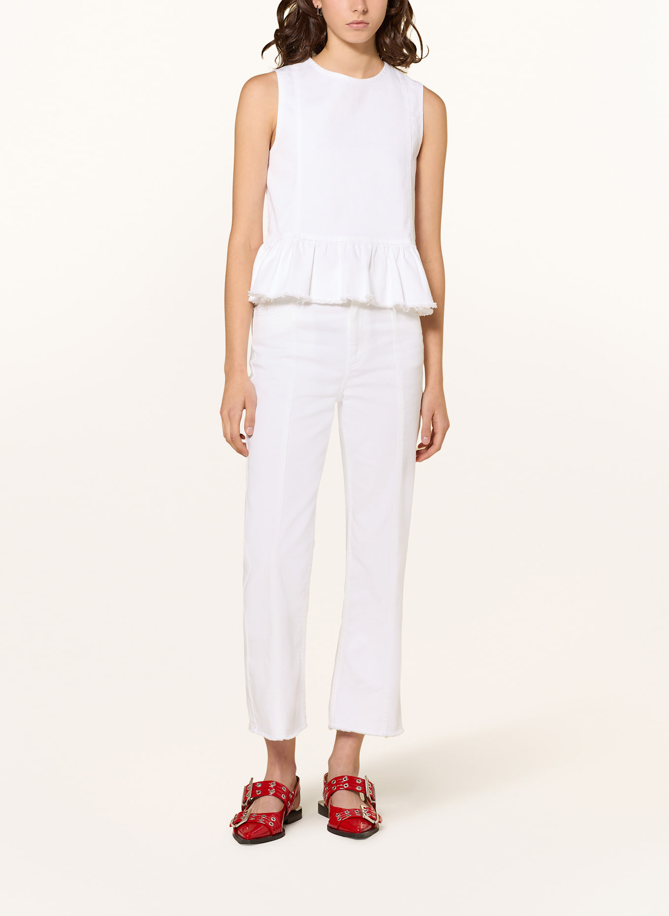 BAUM UND PFERDGARTEN Jeanstop MADINEL: WEISS