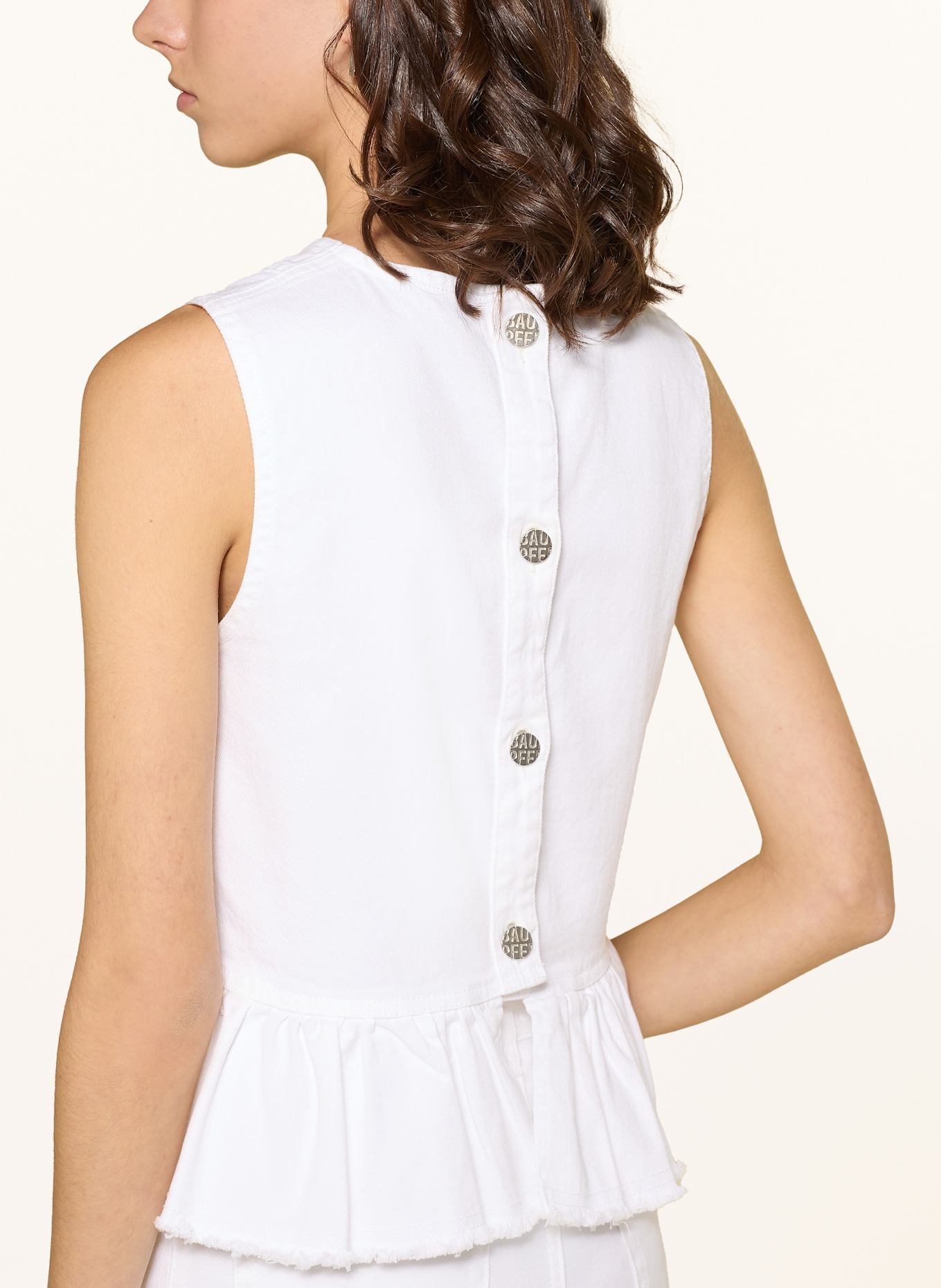 BAUM UND PFERDGARTEN Jeanstop MADINEL: WEISS