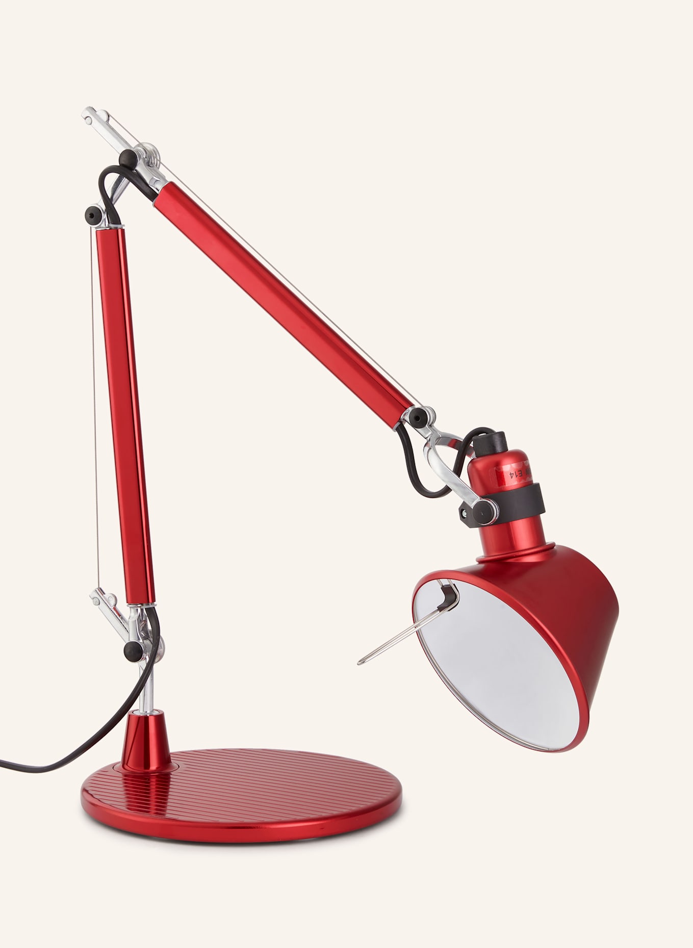 Artemide Tischleuchte TOLOMEO MICRO TABLE: DUNKELROT