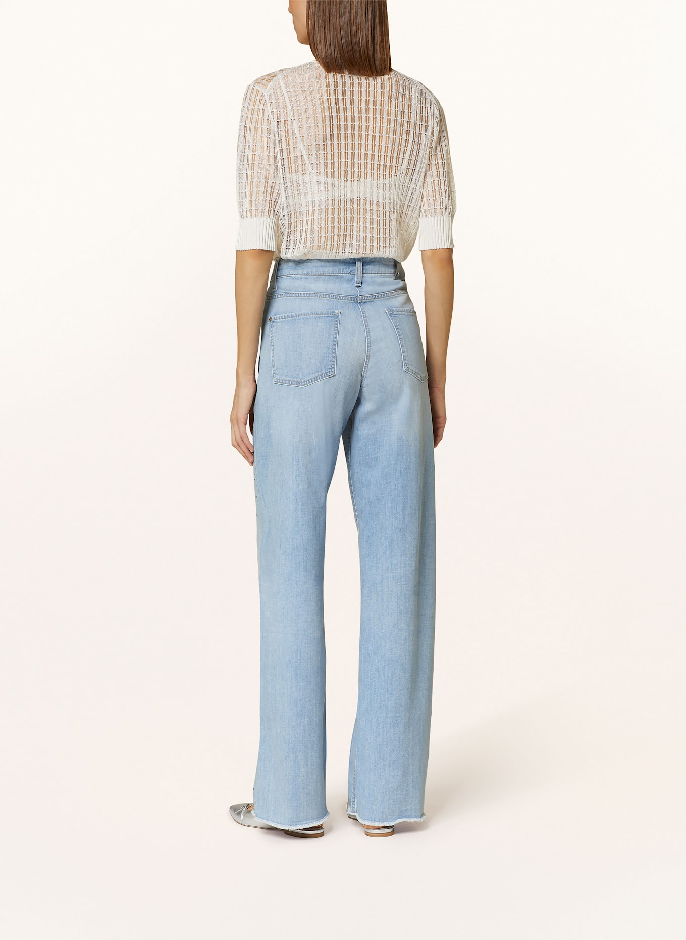 CAMBIO Jeansy wide leg AIMEE z ozdobnymi kamykami: 5231 Nasze Domy Towarowe w Niemczech